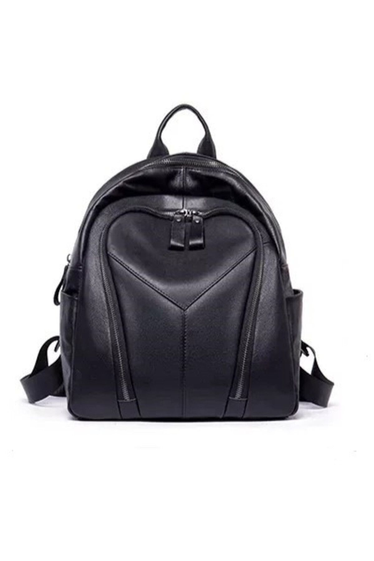 delis Rucsac Dama, Varvara Gt2071, Piele Naturala, Negru Femeie - One Size