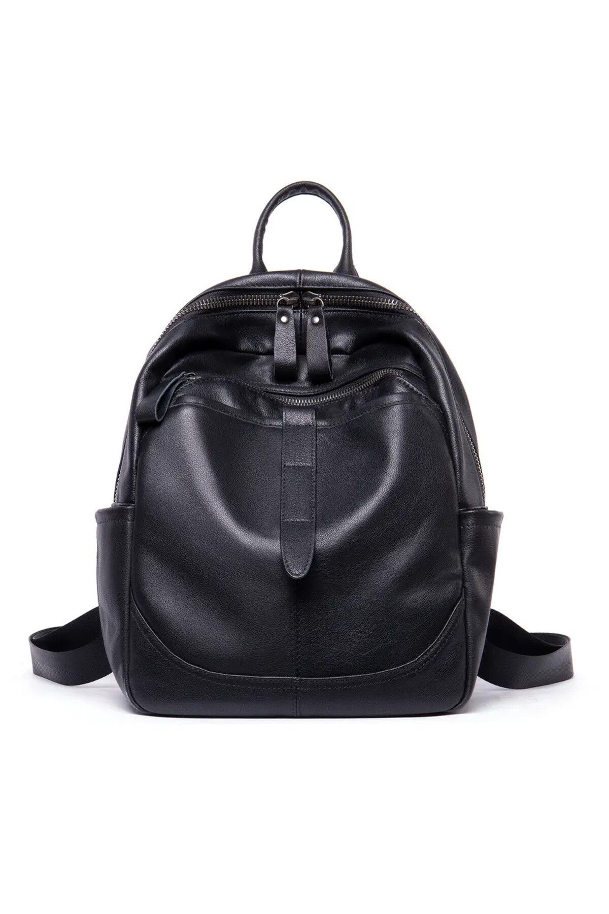 delis Rucsac Dama, Amita Gt2072, Piele Naturala, Negru Femeie - One Size
