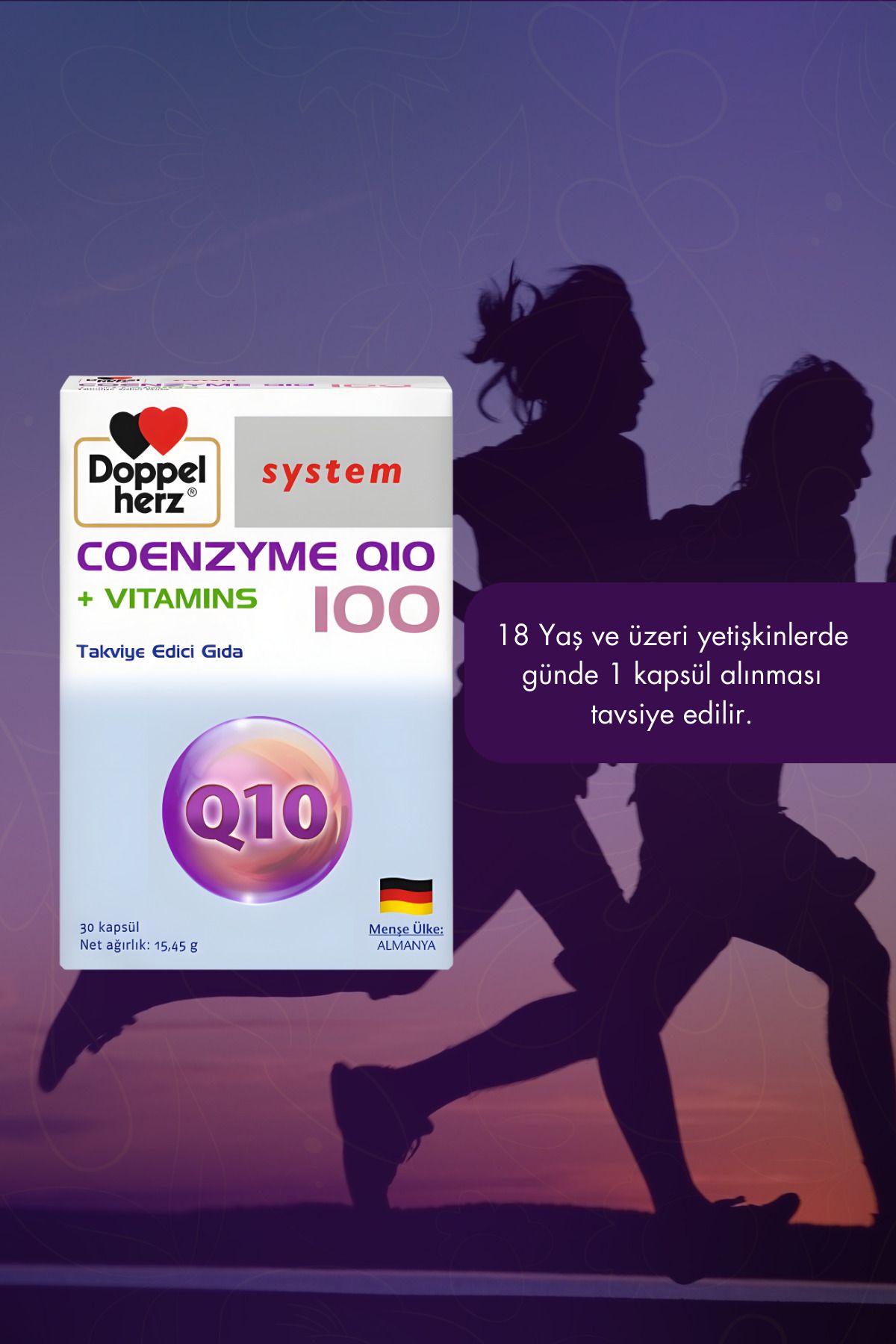 Doppelherz-Coenzyme Q10 + Vitamin 100 Mg 30 Capsules 3