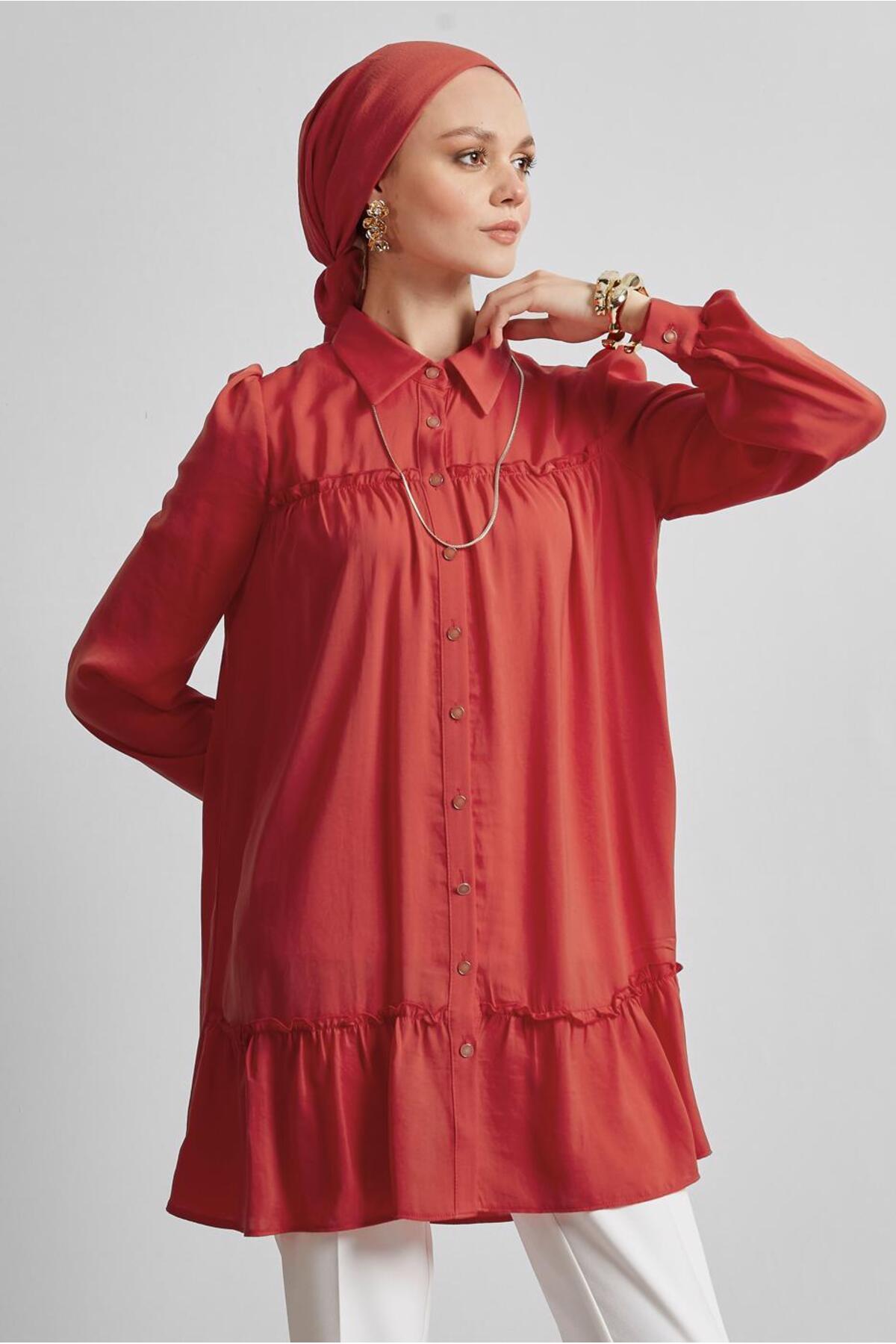 آلوینا پیراهن یقه‌دار تونیک ۴۵۳۵۱