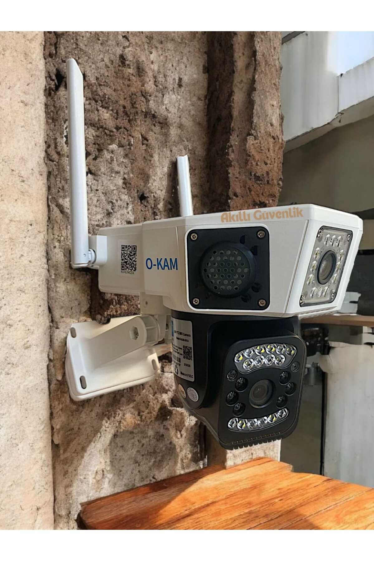 O-KAM 7895 6MP Dual Lens Wifi PTZ Kamera