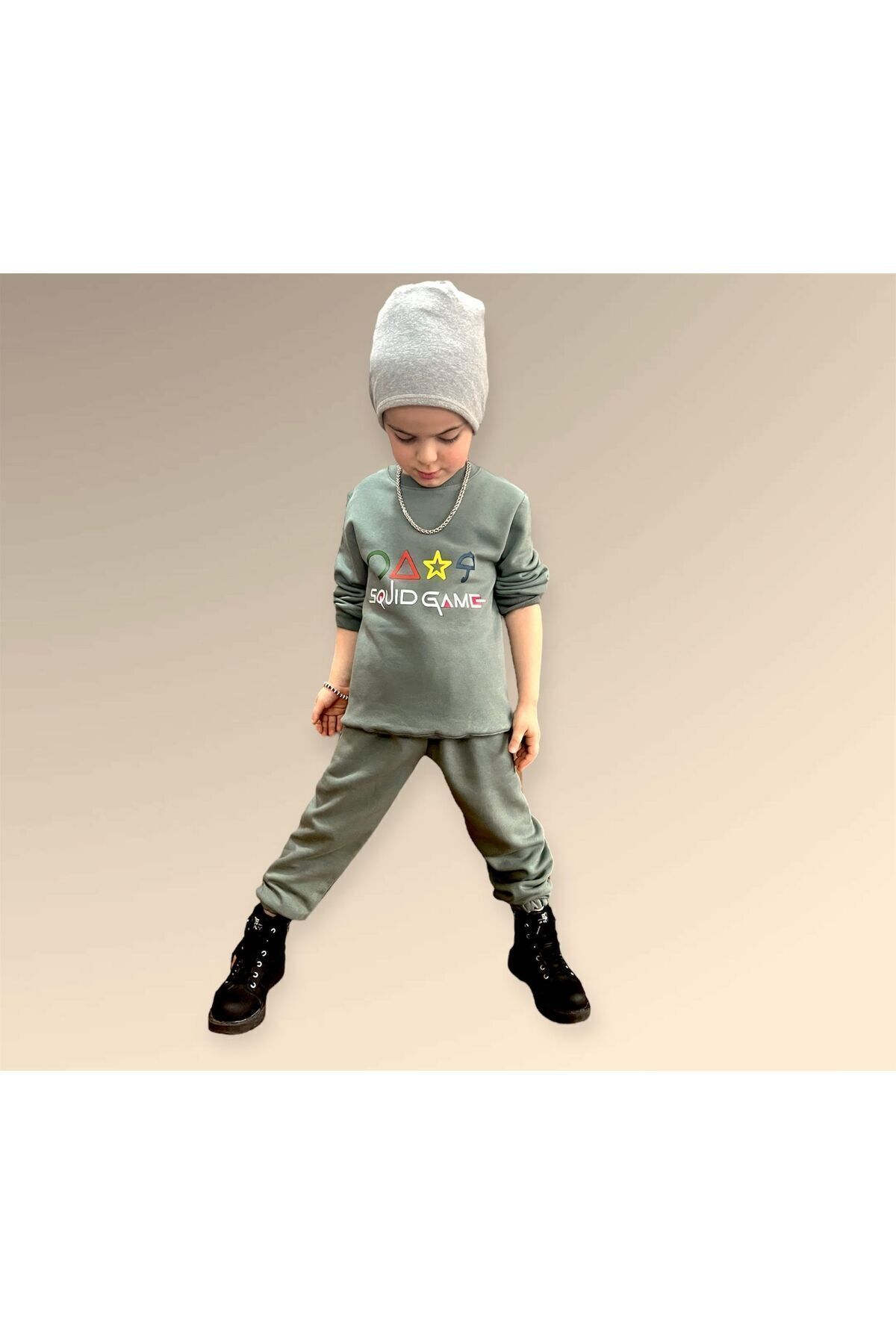 MUGAKİDS-Squid Game Tracksuit Set - Printed 2
