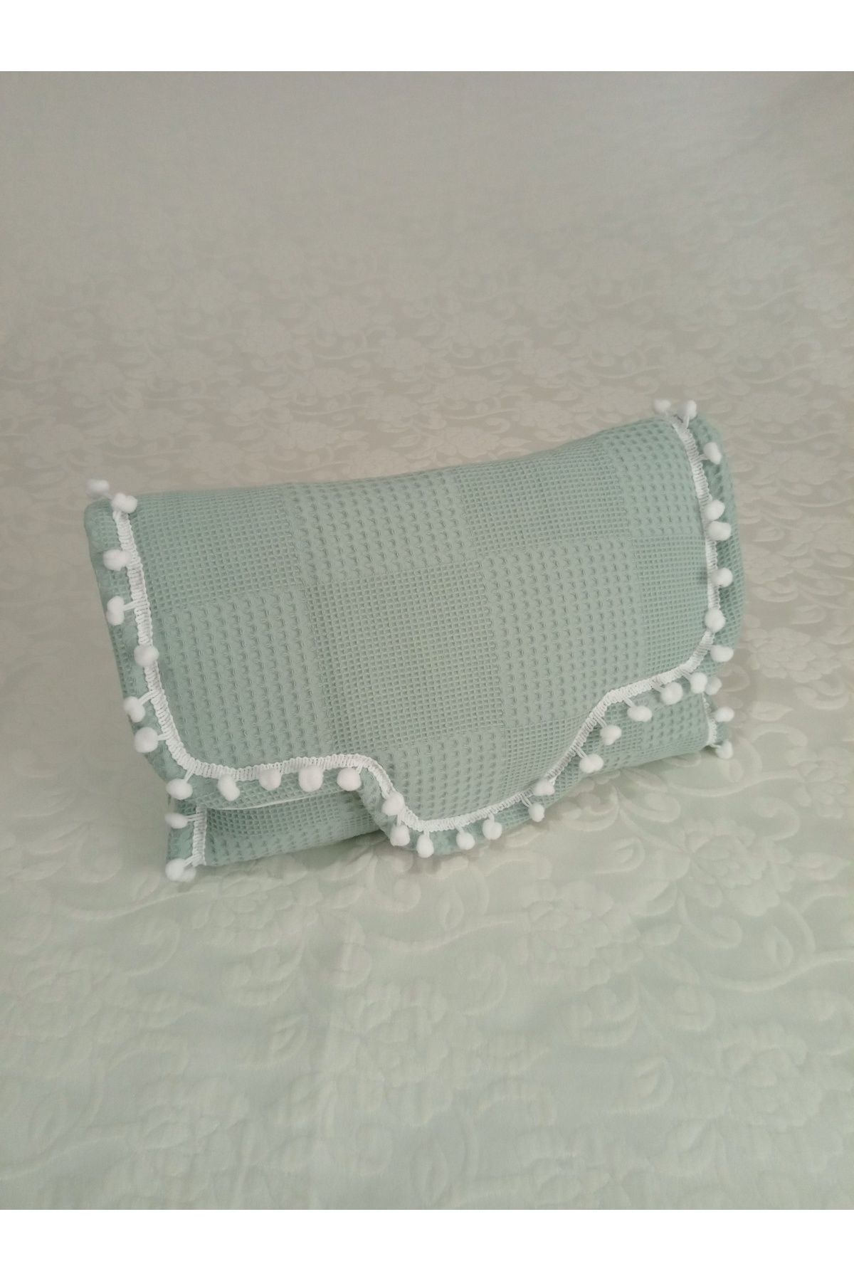 Wenaris 17 parçalık yuvarlak babynest seti ( muslin ve waffle pike kumaşları) fotoğrafı 3 (önizleme)