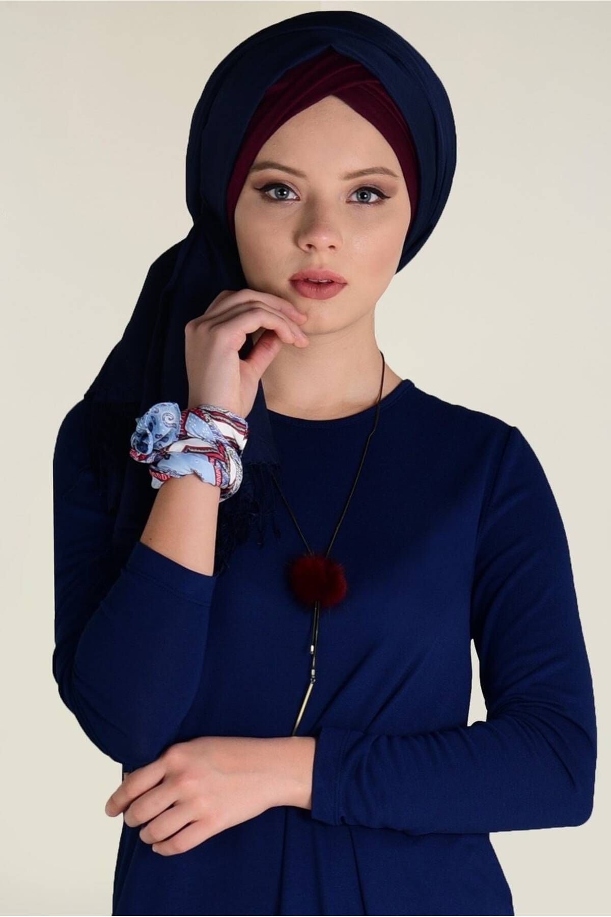 تونیک بافتنی یقه خدمه 4578 Alvina