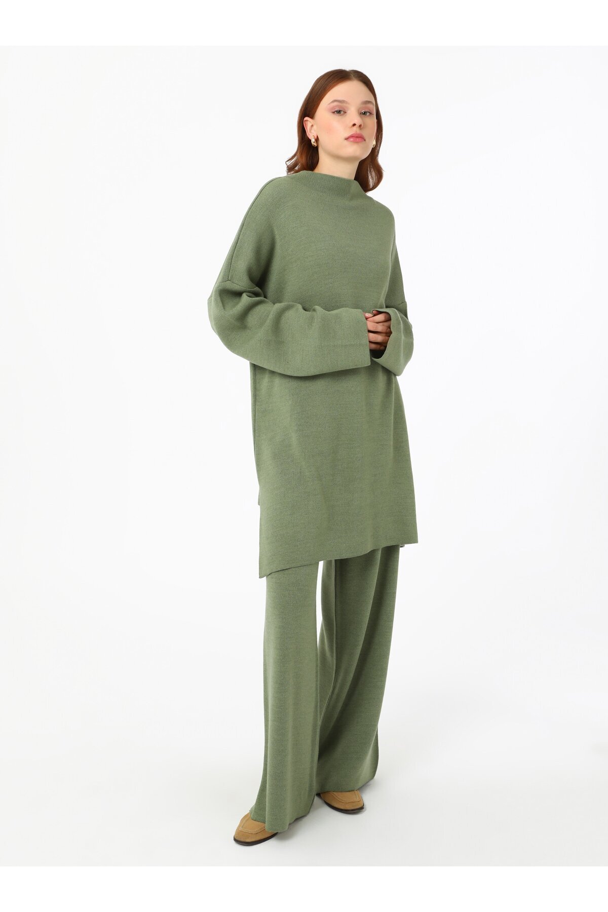 Refka-Knitwear Sweater Trousers Set - Cagla Refka 1