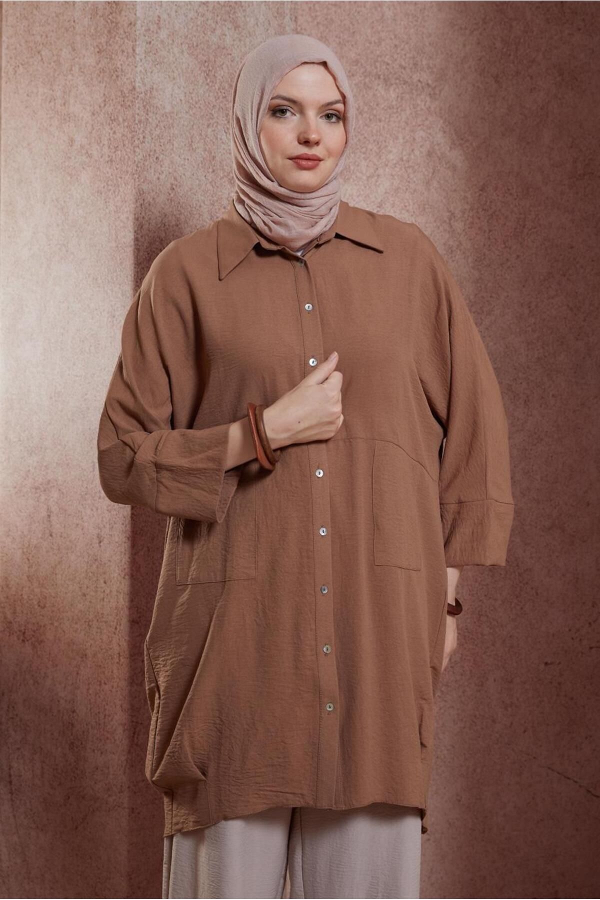 تونیک یقه پیراهن 44471 Alvina