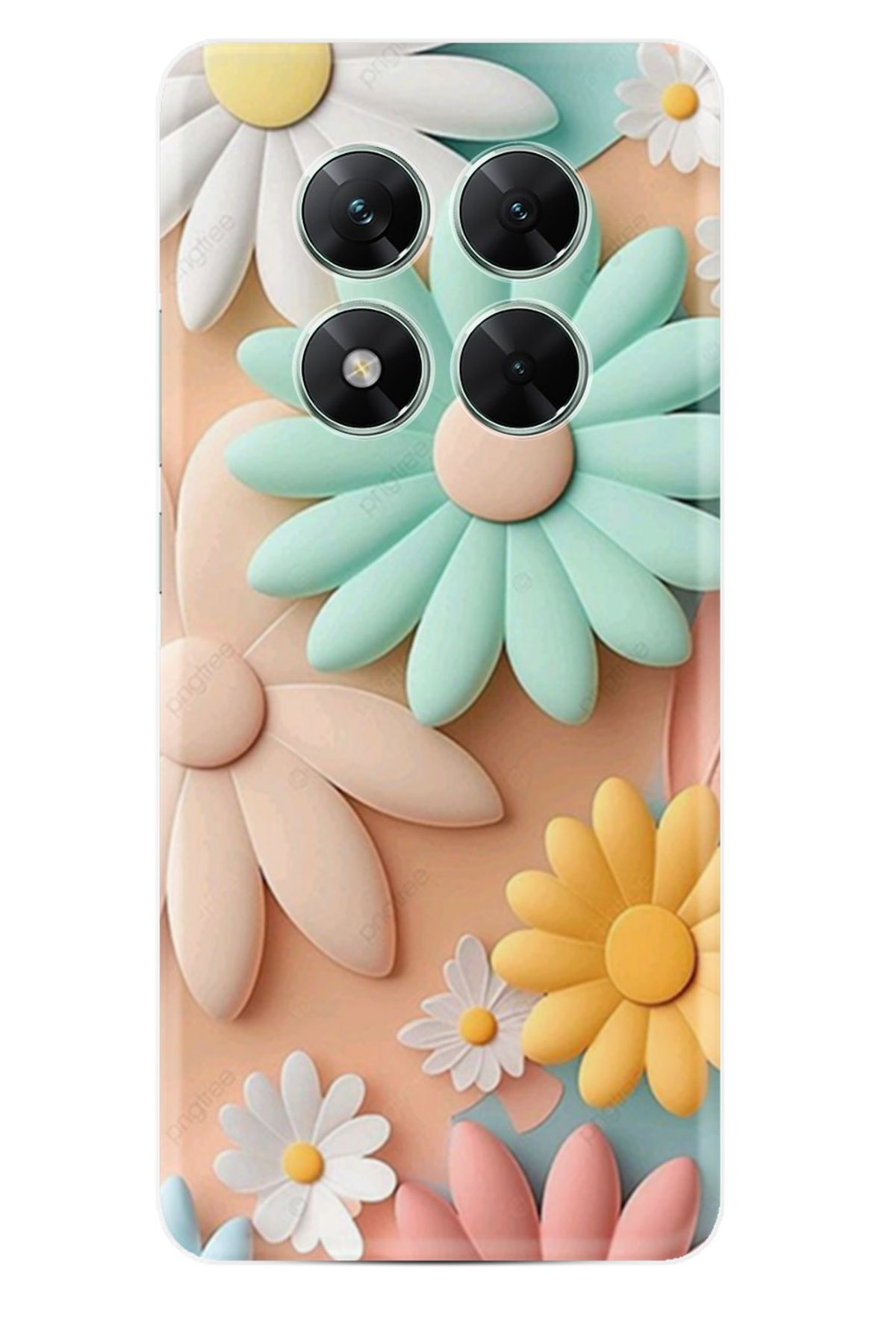 Kılıfland Xiaomi Poco X7 Kılıf Boutique Baskılı Resimli Rengarenk Çiçek Pcode -059