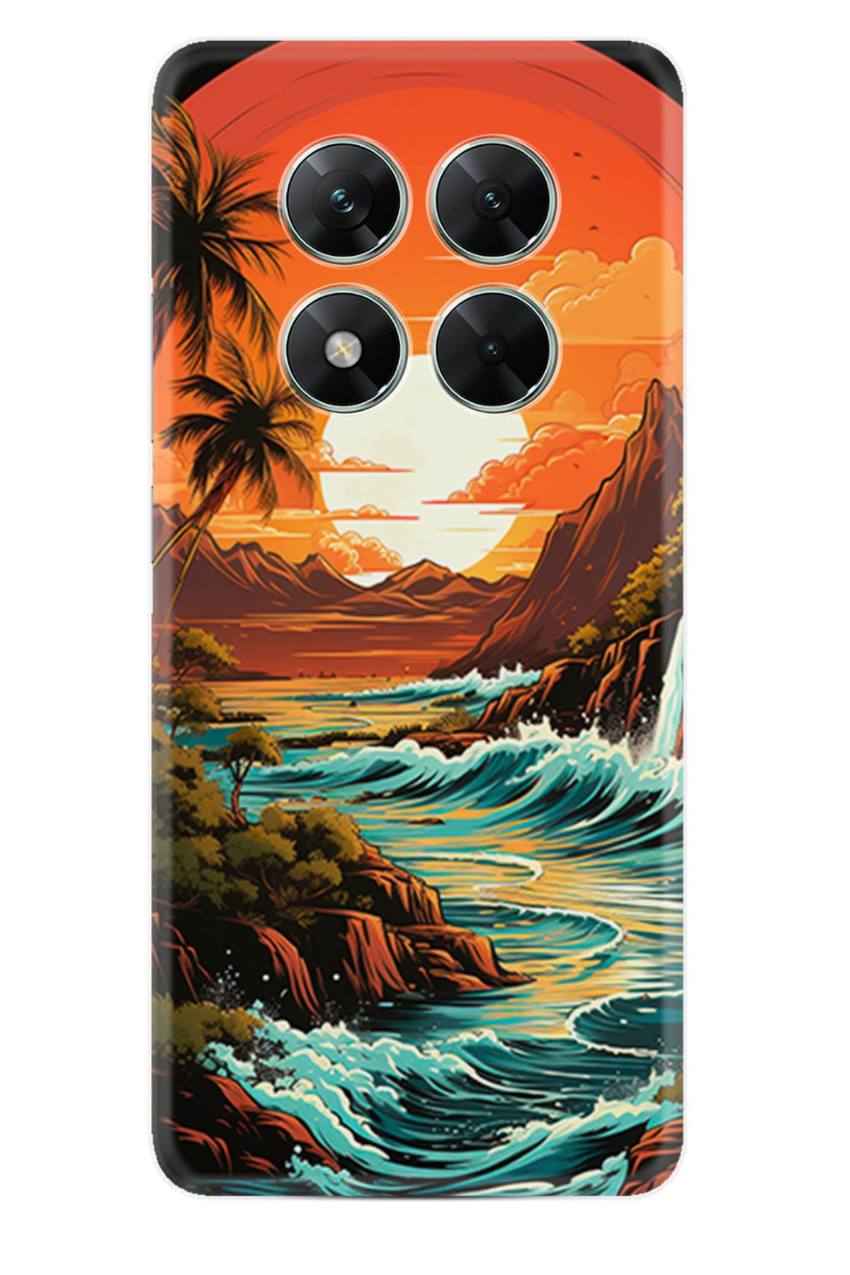 Kılıfland Xiaomi Poco X7 Kılıf Boutique Baskılı Resimli Retro Mountain Pcode -079