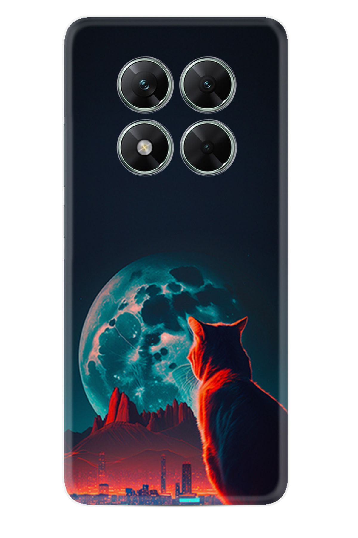 Kılıfland Xiaomi Poco X7 Kılıf Boutique Baskılı Resimli Dalgın Kedi Pcode -074