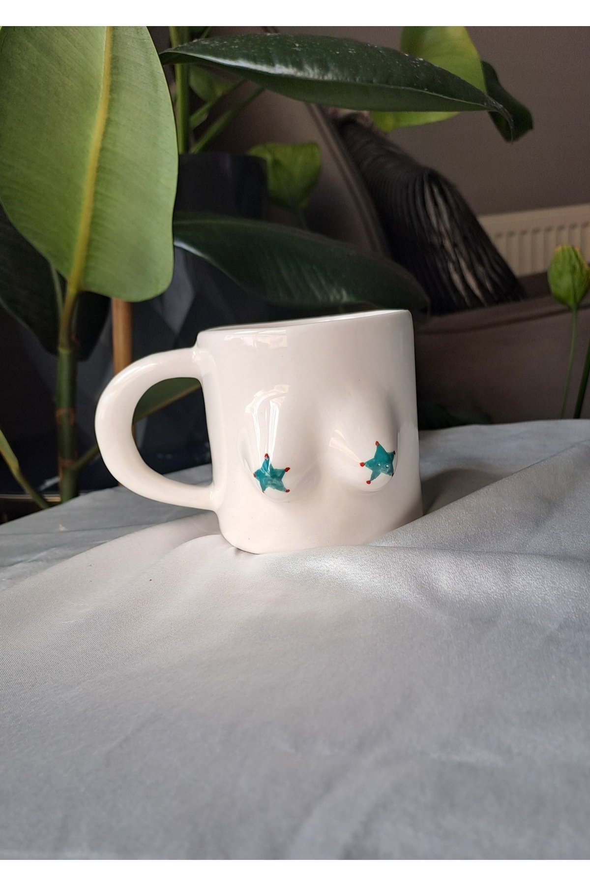 Gonulella-Mammary Mug Breasted Mug - Breast Mug / Chest Ceramic Mug 2