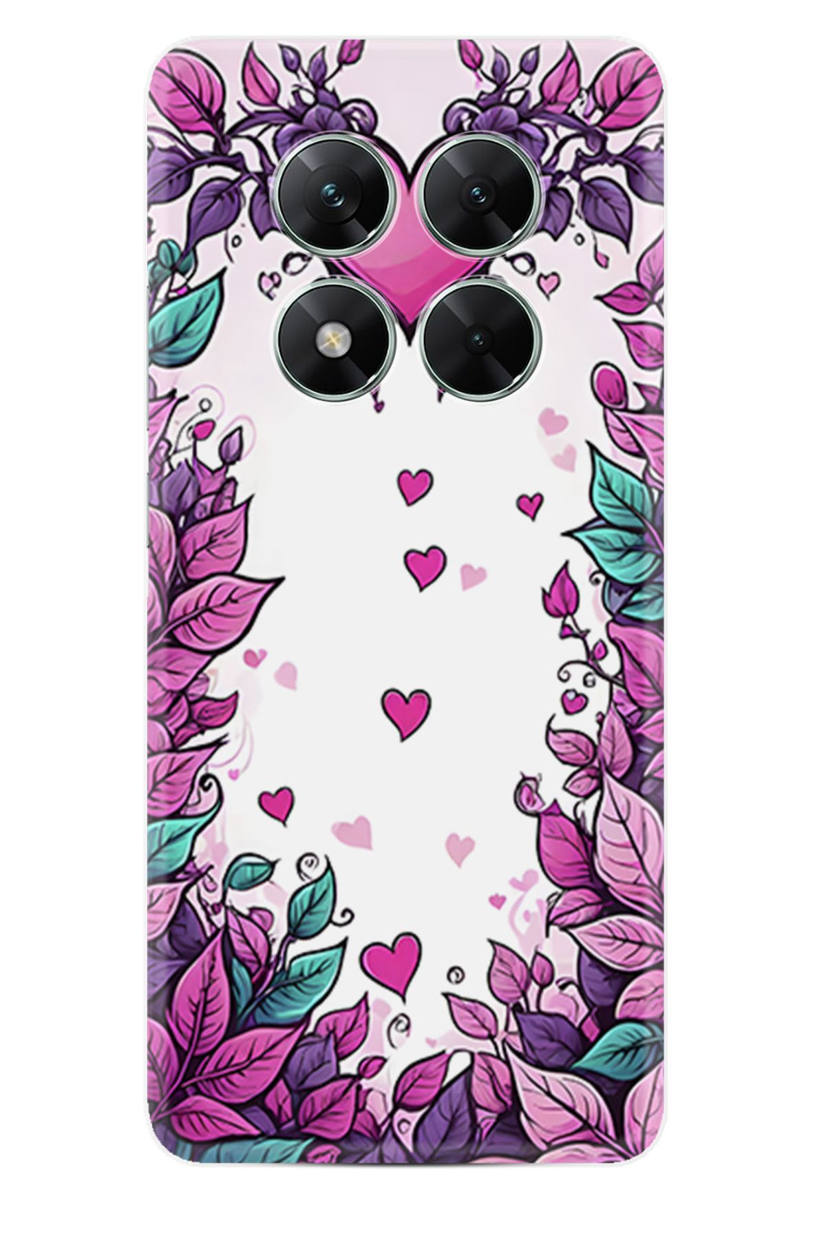 Kılıfland Xiaomi Poco X7 Kılıf Boutique Baskılı Resimli Kalpler Pcode -009