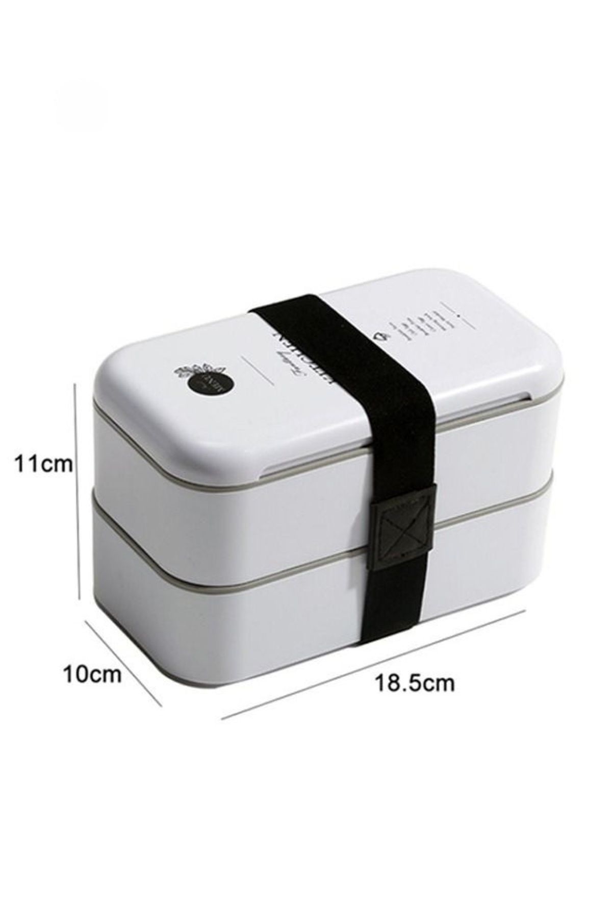 COOYA-Bento Box,Lunch Box, Double Deck Environmental Food Container With Storage Bag 3