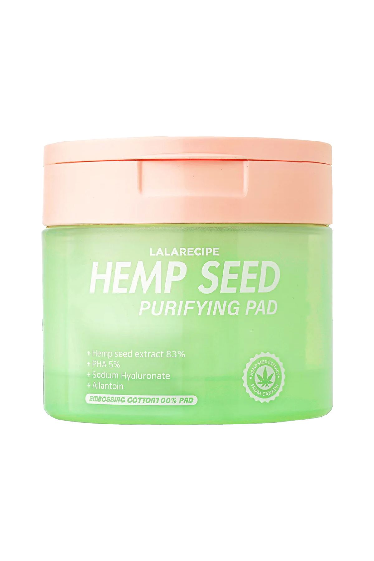Kenevir Tohumu İçeren Yatıştırıcı ve Arındırıcı Tonikli Ped LALARECIPE Hemp Seed Purifying Pad