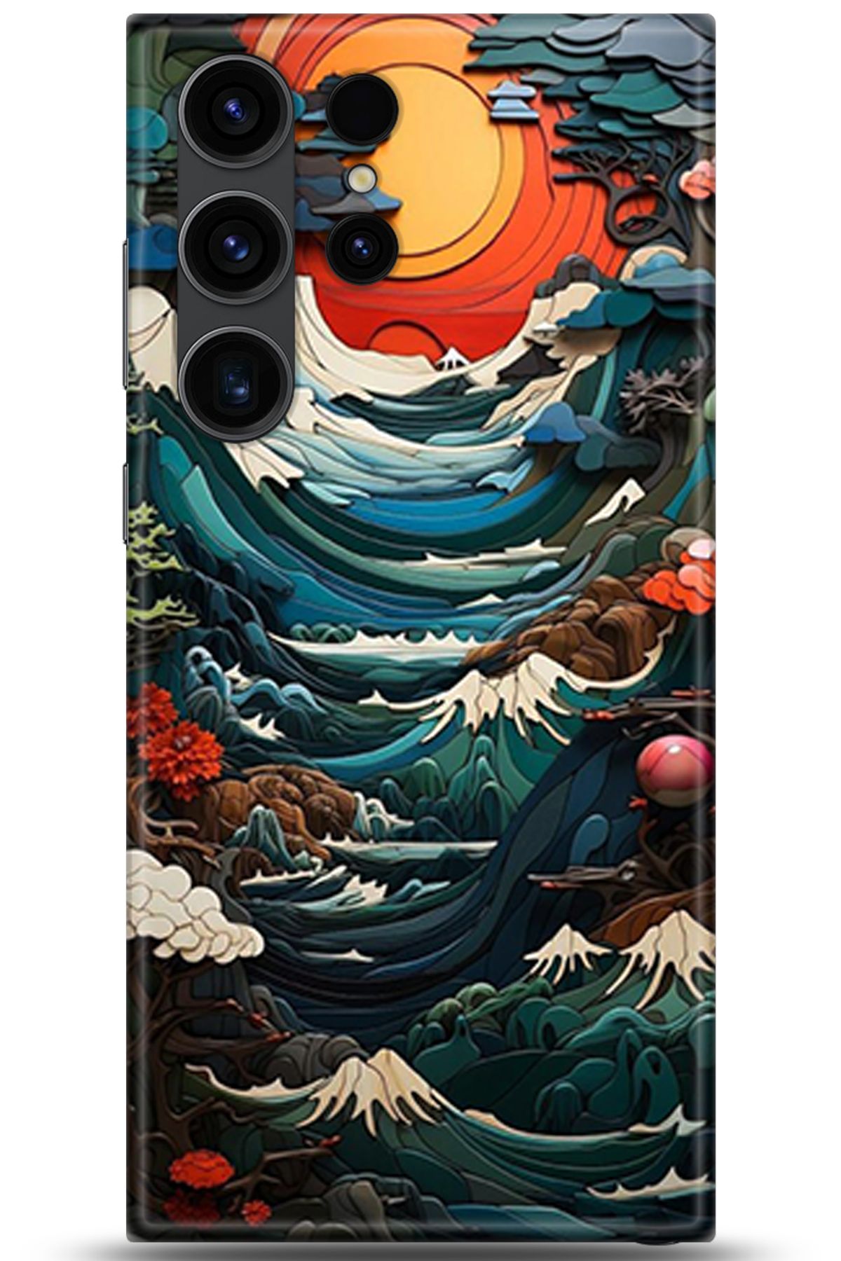 adveksiyon Samsung Galaxy S23 Ultra Kılıf HD Baskılı Kılıf - Take Me Earth 5009