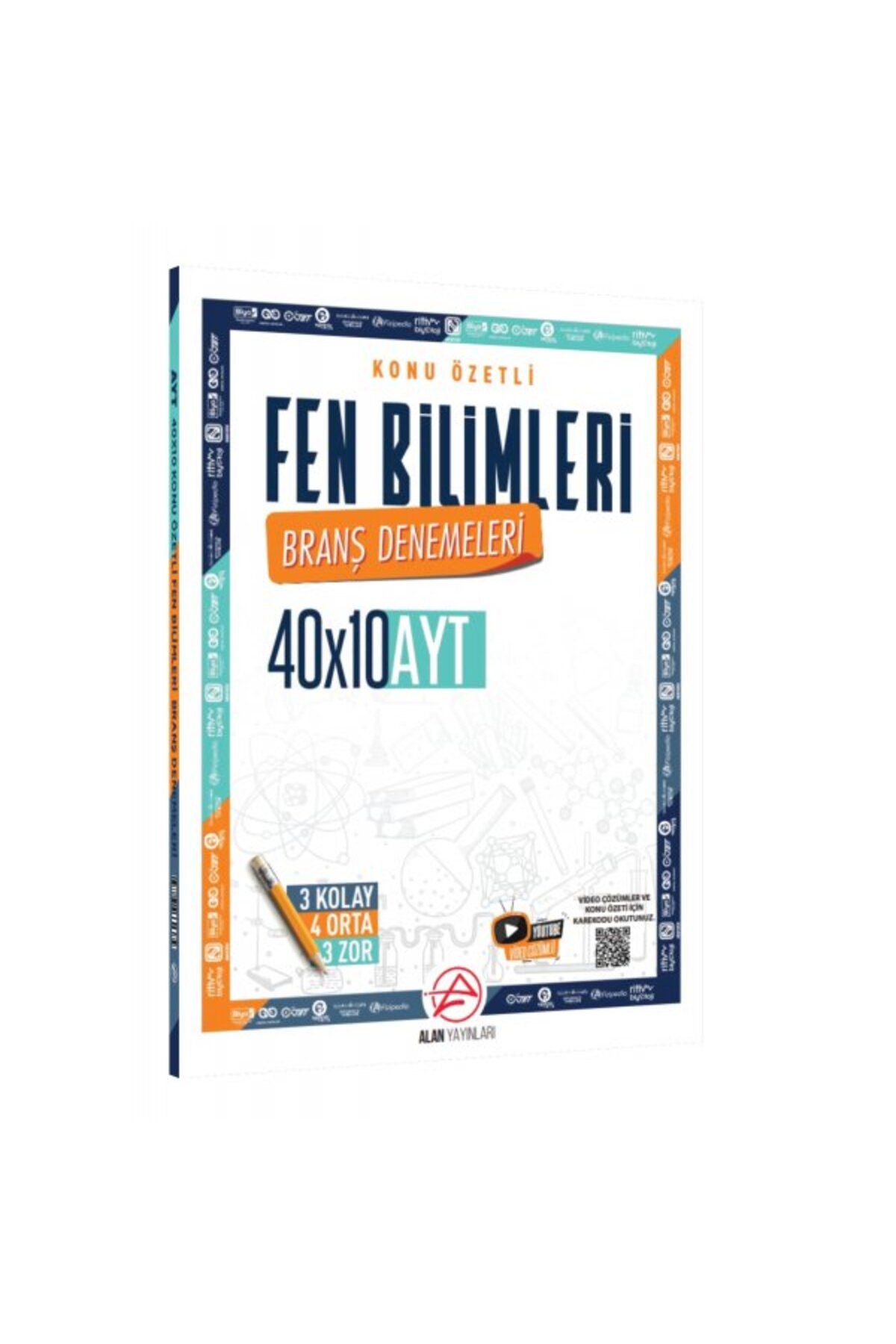 Parlayan Projeler Alan AYT Fen Bilimleri Konu Özetli 40 x 10 Branş Denemeleri Parlayan Proje Ayraç Hediye