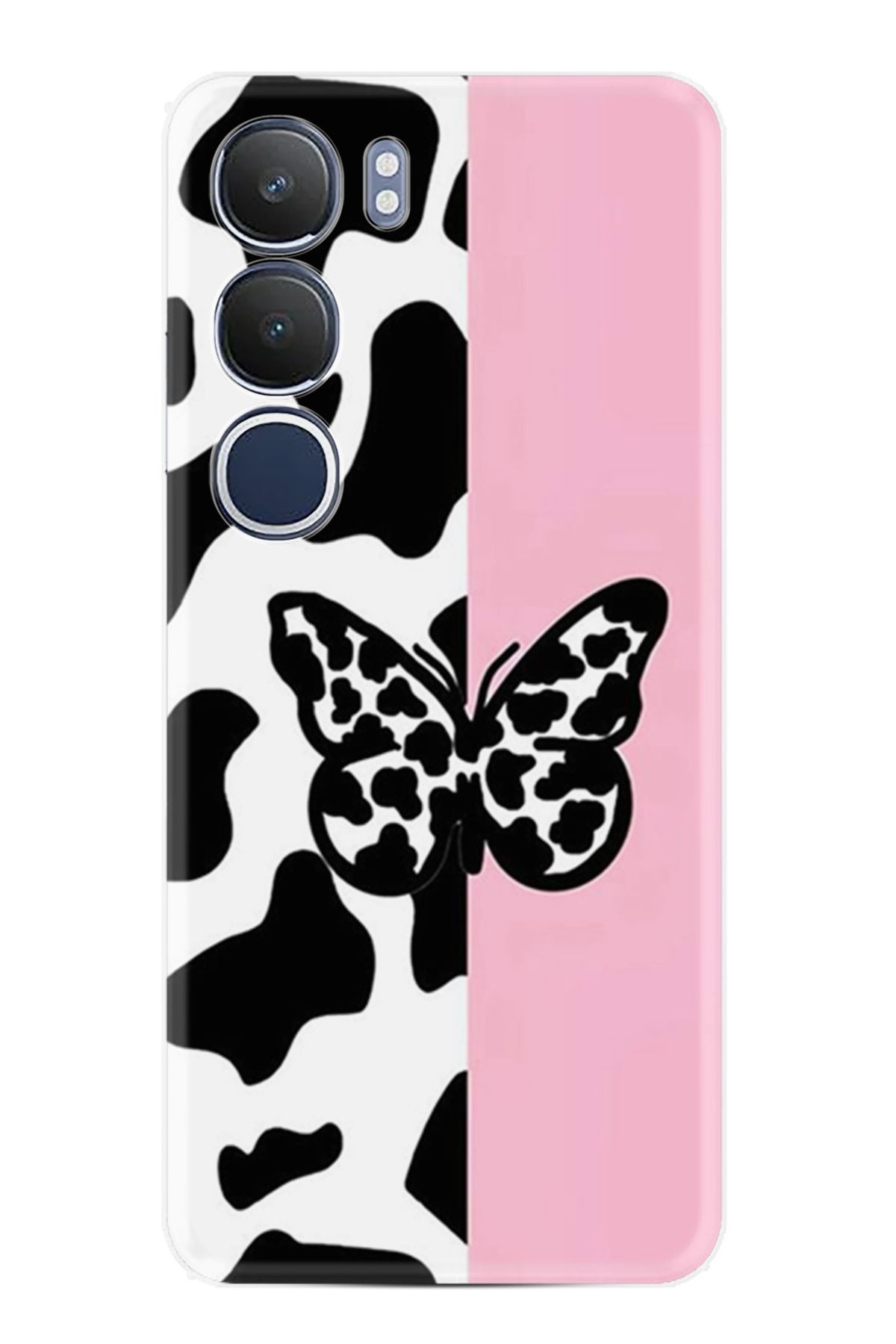 Kılıfland Vivo Y19S Kılıf Boutique Baskılı Resimli Kelebeks Pcode -047