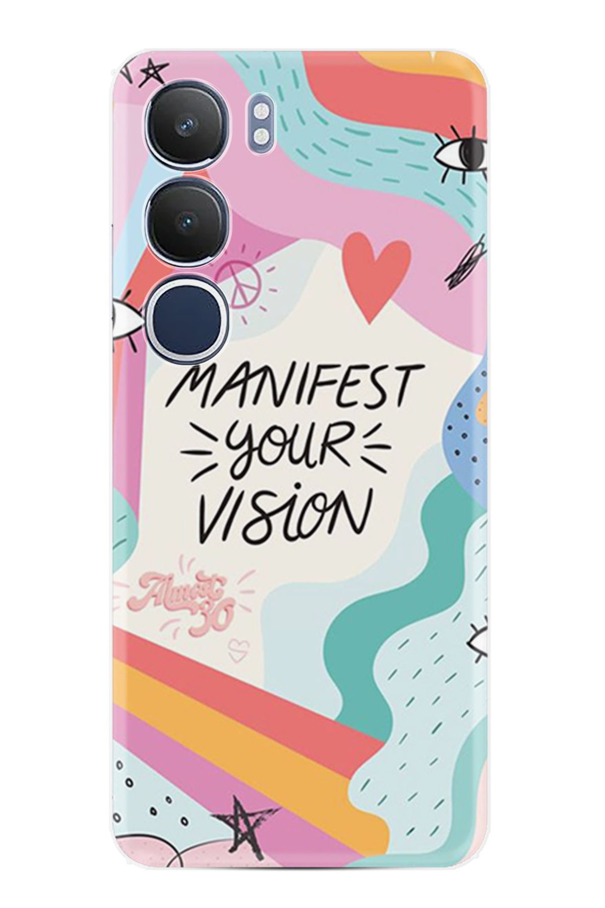 Kılıfland Vivo Y19S Kılıf Boutique Baskılı Resimli Manifest Pcode -080