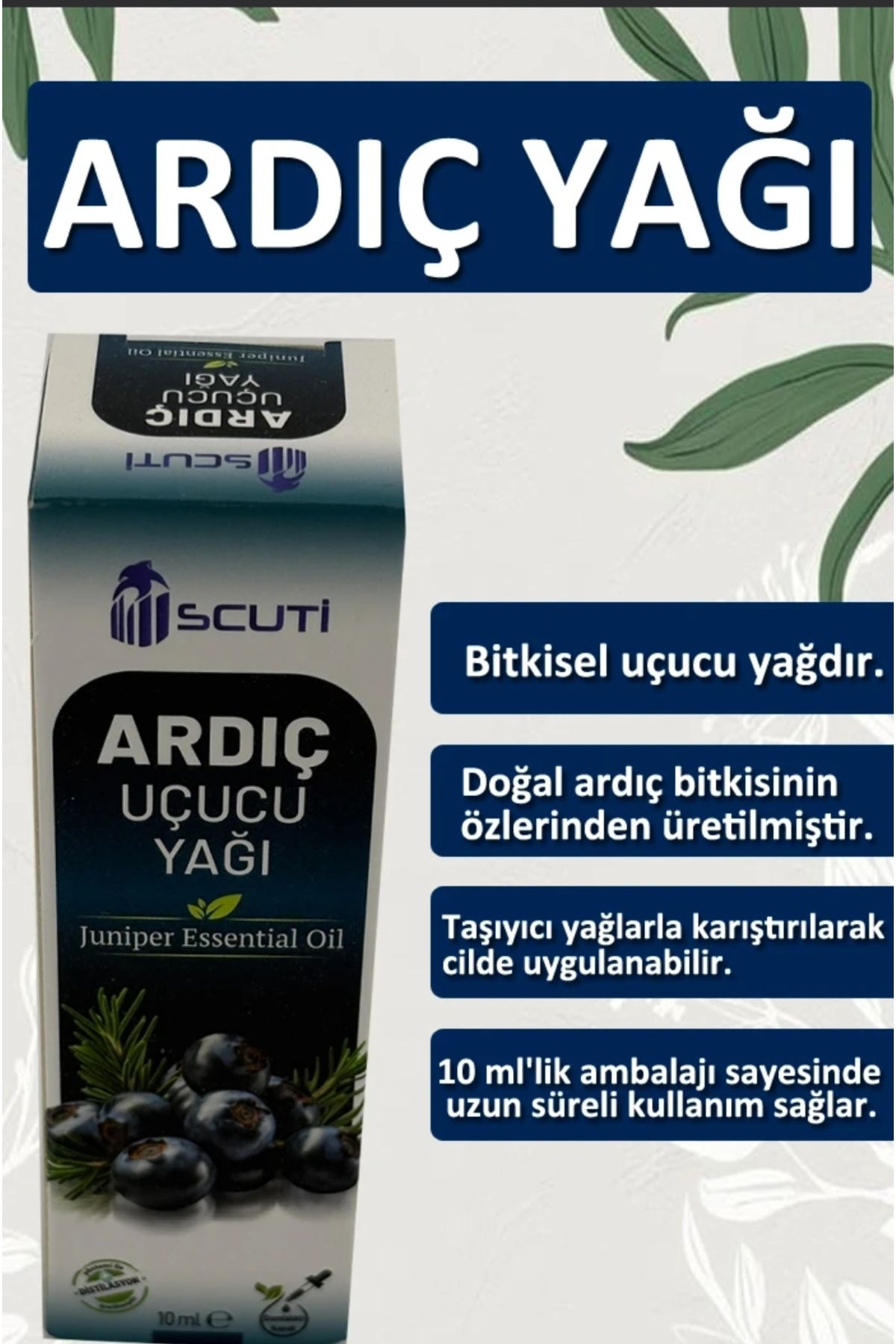 scuti %100 Doğal Ardıç Yağı 10 ML