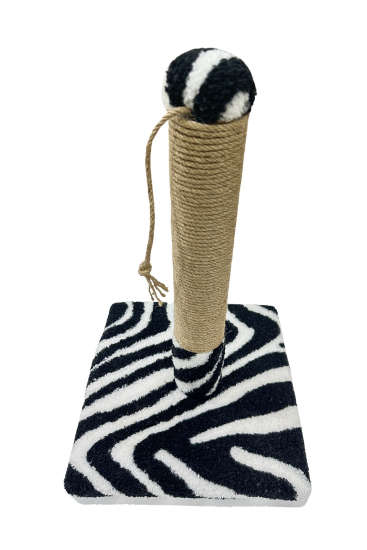 Komano Pontika-Plush Textured Soft Patterned Cat Scratching Board 42 cm Soft Loved Colors 5