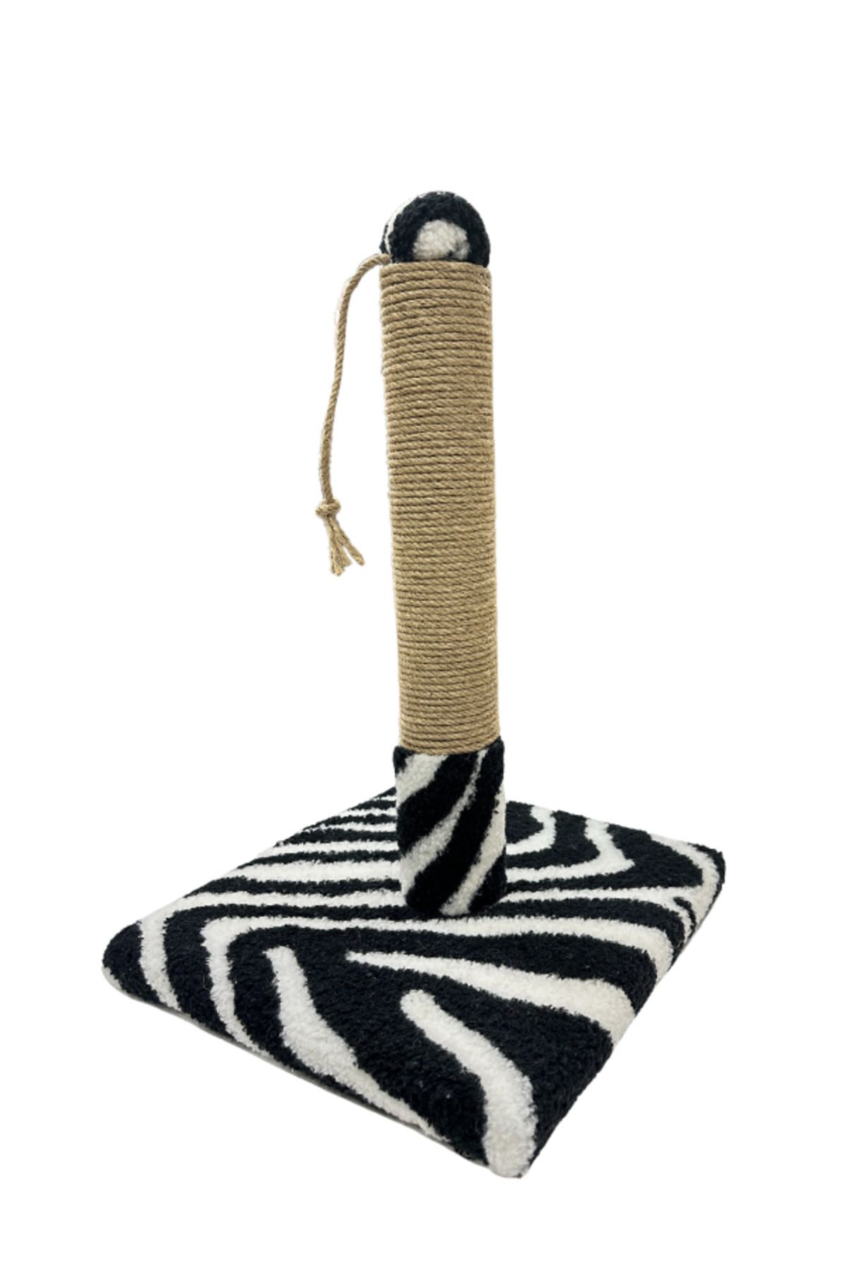 Komano Pontika-Plush Textured Soft Patterned Cat Scratching Board 42 cm Soft Loved Colors 6