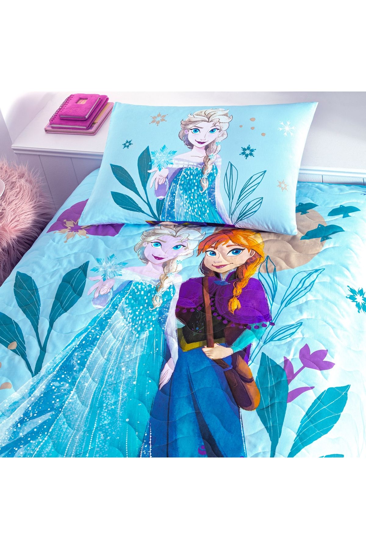 Taç-Disney Frozen Flower Power CPP - Single Licensed Bedspread 2