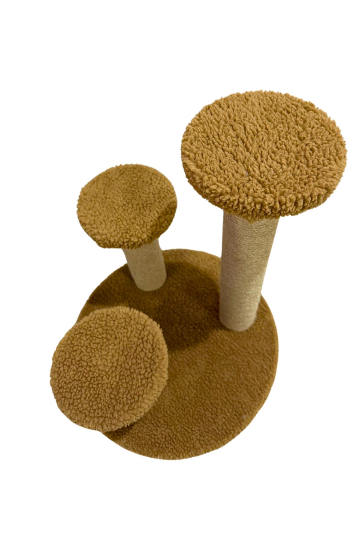 Komano Pontika-Plush Textured 3-Piece Bouncy Play/Scratching Cat Scratching Board 44 cm Soft Loved Colors 4