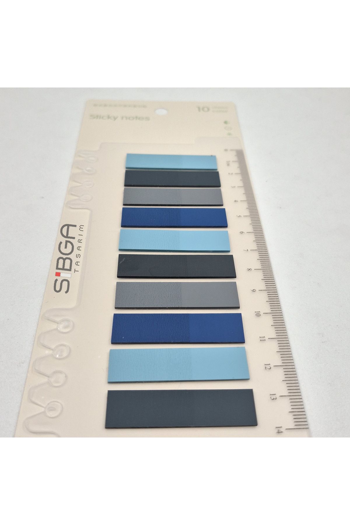sibga tasarım-Transparent Colored Post-It Note Paper - 200 Sheets Bookmark Sticker 4