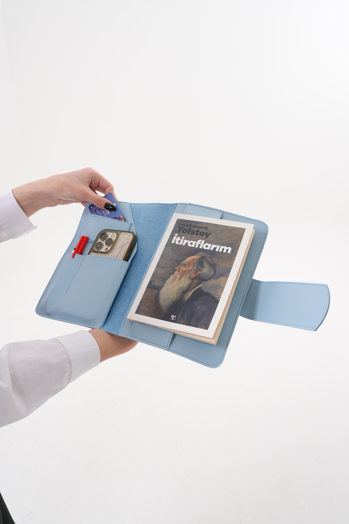 Erkan İçen Design Kitap/Defter/Telefon Organizer / Kitap Çantası görsel 6