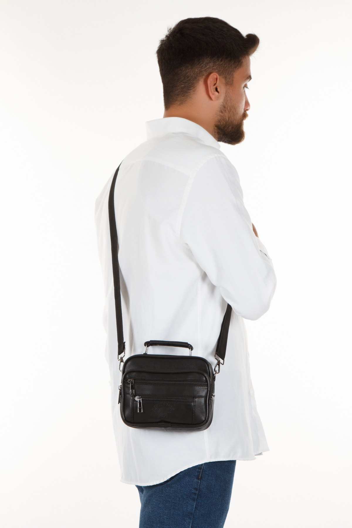 Newish Polo Alva Clup Erkek Deri Kasalı Çanta (küçük) görsel 8