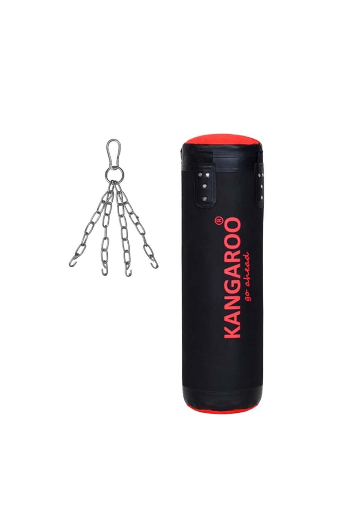 KANGAROO-High-performance leather and canvas punching bag packed with professional, compressed padding. 2