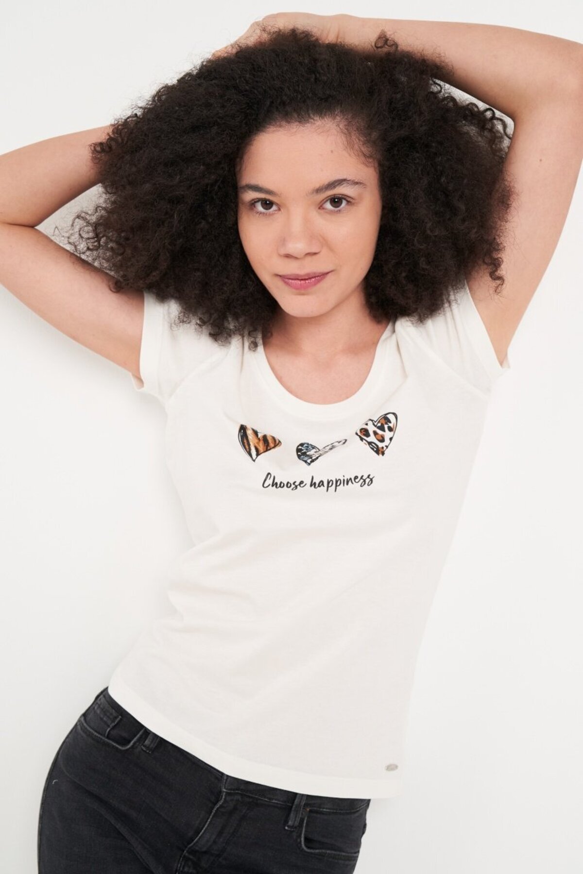 Timeout-Tricou dama cu imprimeu inima 4