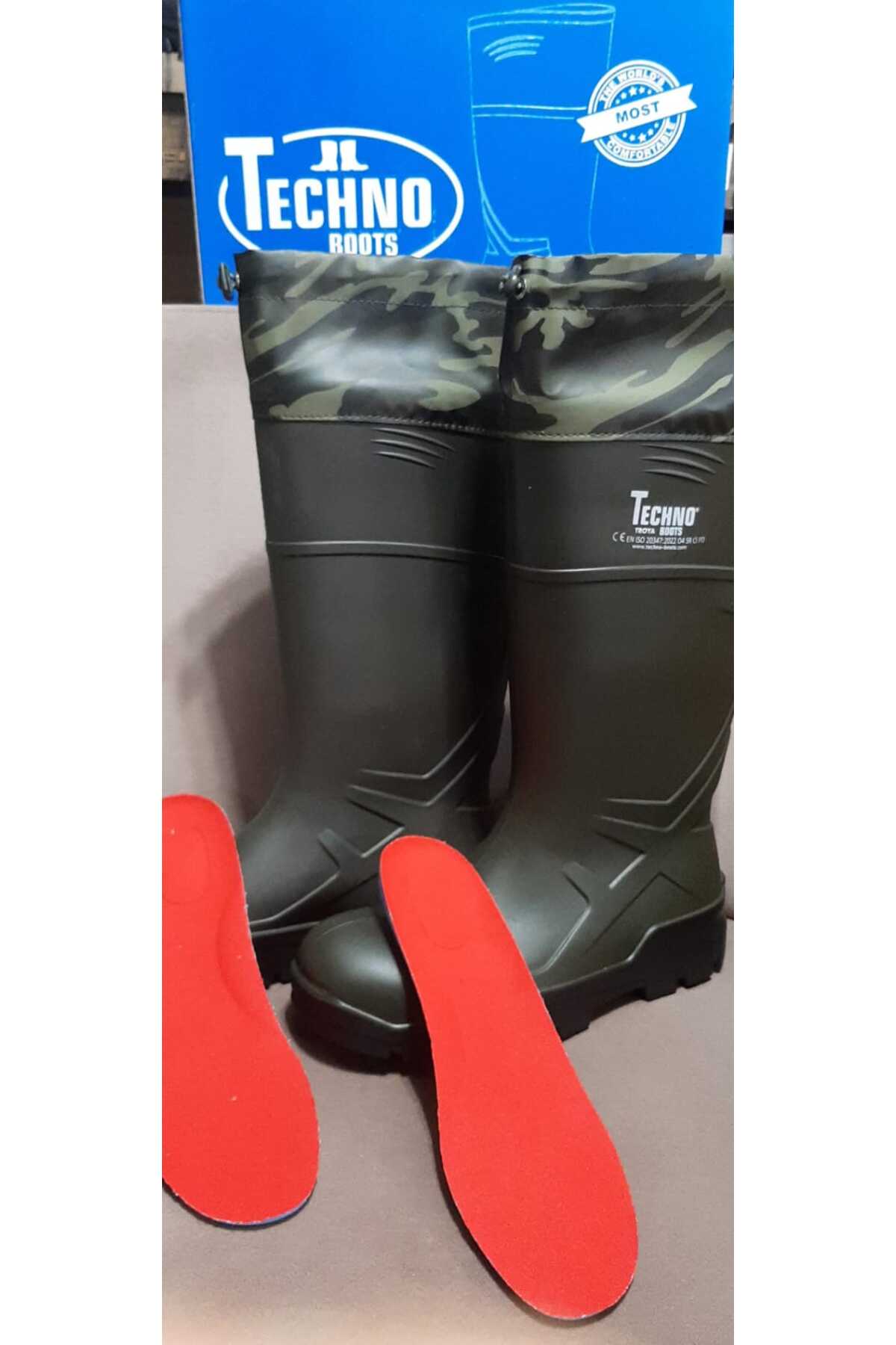 MODVALU TECHNO BOOTS -30 Derece Soğuğa Dayanıklı 35 Cm Uzun Boy Su GeçirmezO4 Çelik Burunsuz Çizme görsel 3