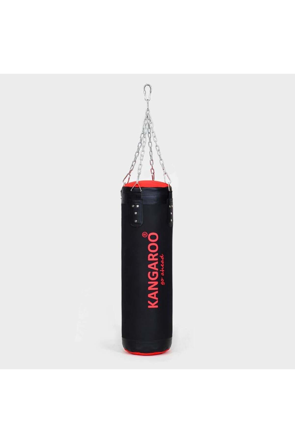 KANGAROO-High-performance leather and canvas punching bag packed with professional, compressed padding. 1