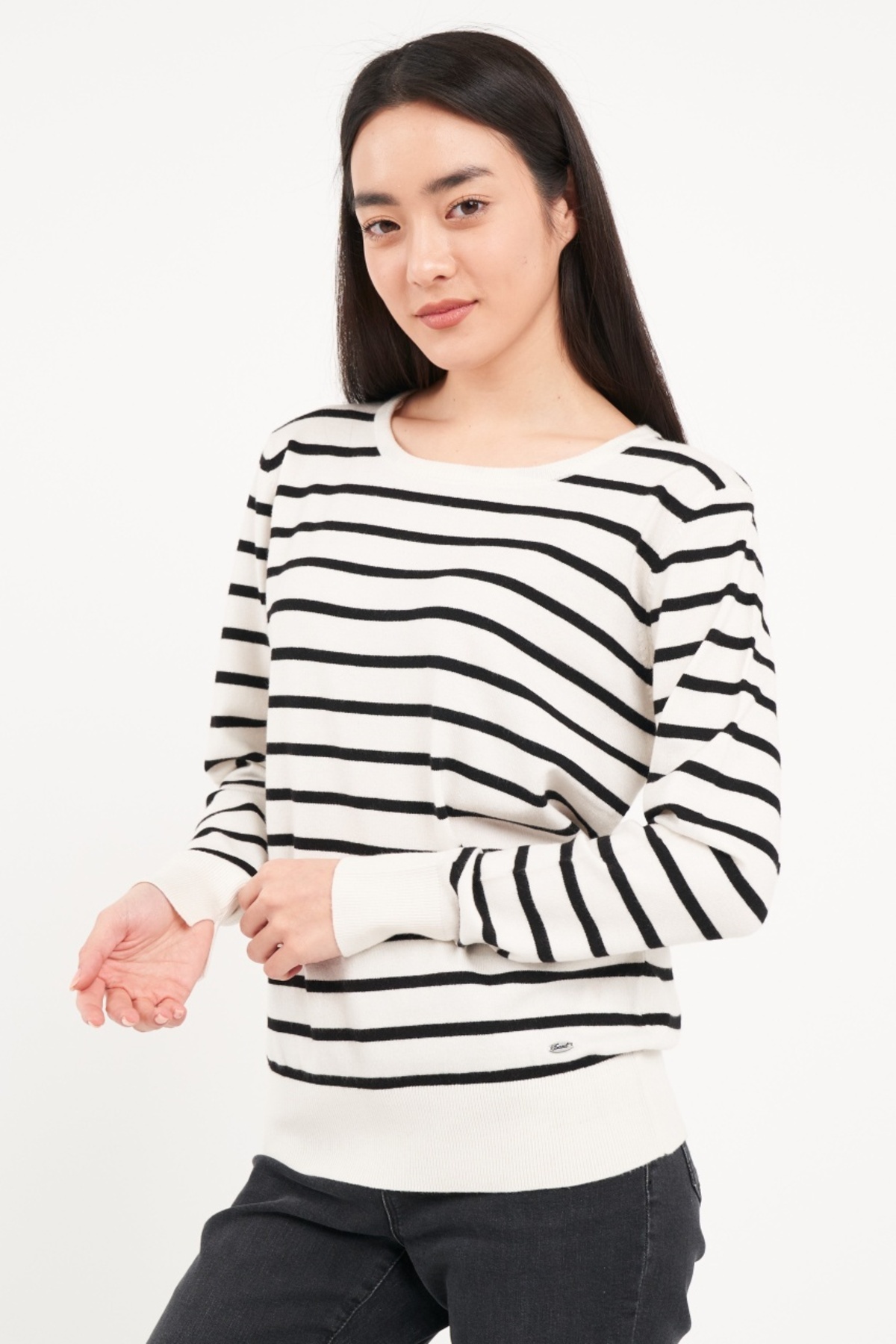 Timeout-Pulover dama cu model in dungi 6