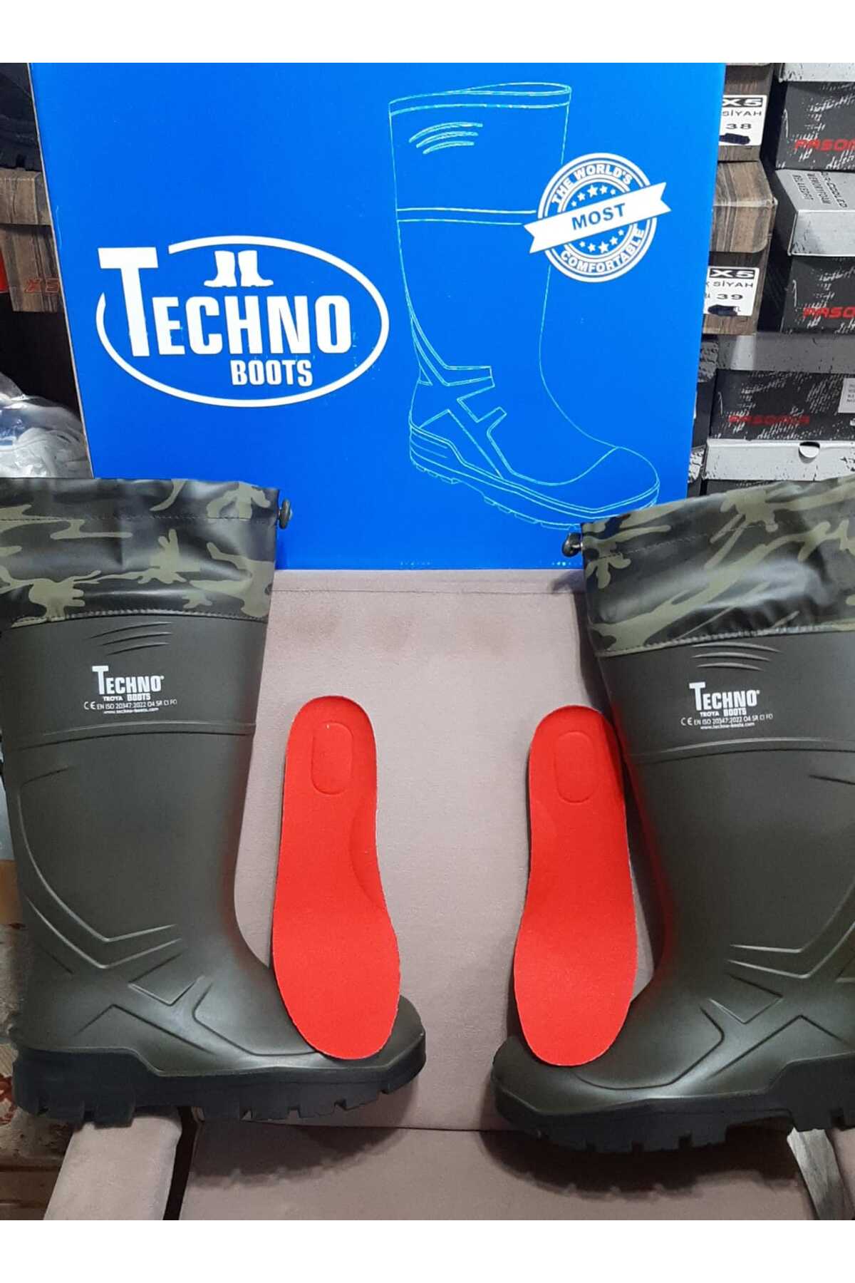 MODVALU TECHNO BOOTS -30 Derece Soğuğa Dayanıklı 35 Cm Uzun Boy Su GeçirmezO4 Çelik Burunsuz Çizme görsel 4