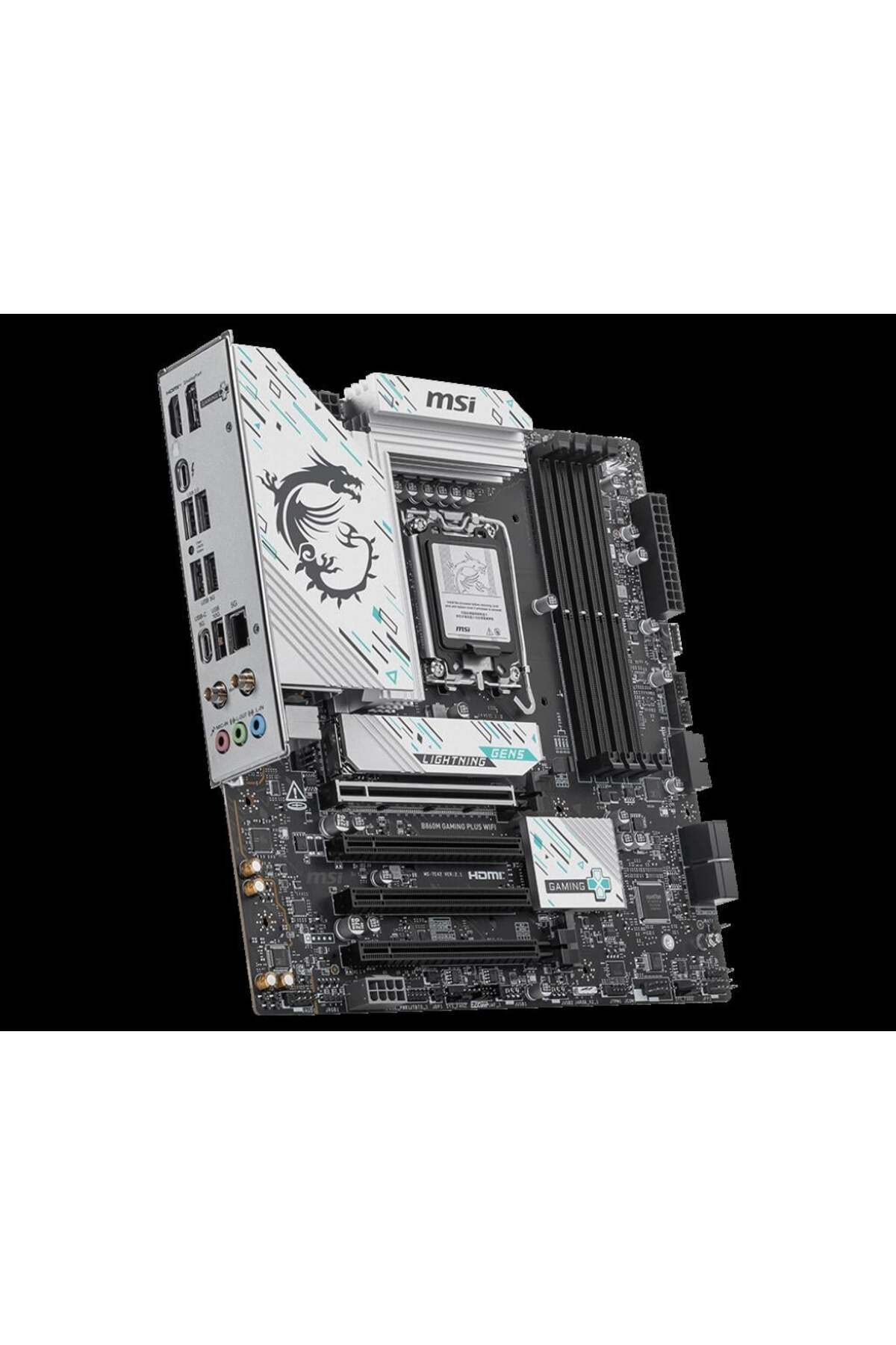 Hızlı Stok-Msi B860M Gaming Plus Wifi Socket 1851 Ddr5 8600Mhz(Oc) 3Xm.2 1X Tb4 HDMI Display 5g Lan Wifi 7 Matx 4