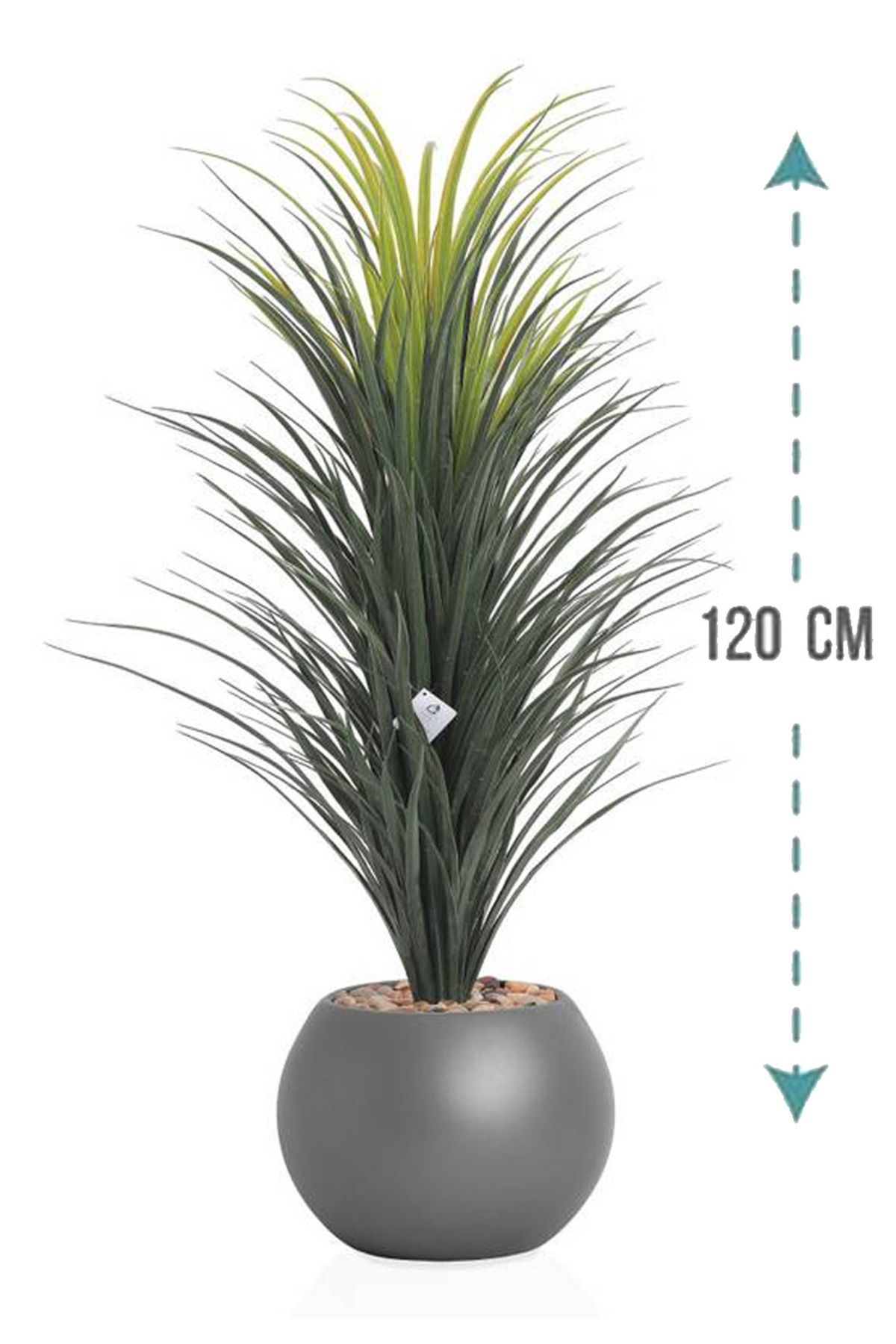 Generic-Large artificial cactus with a round plastic stand 1