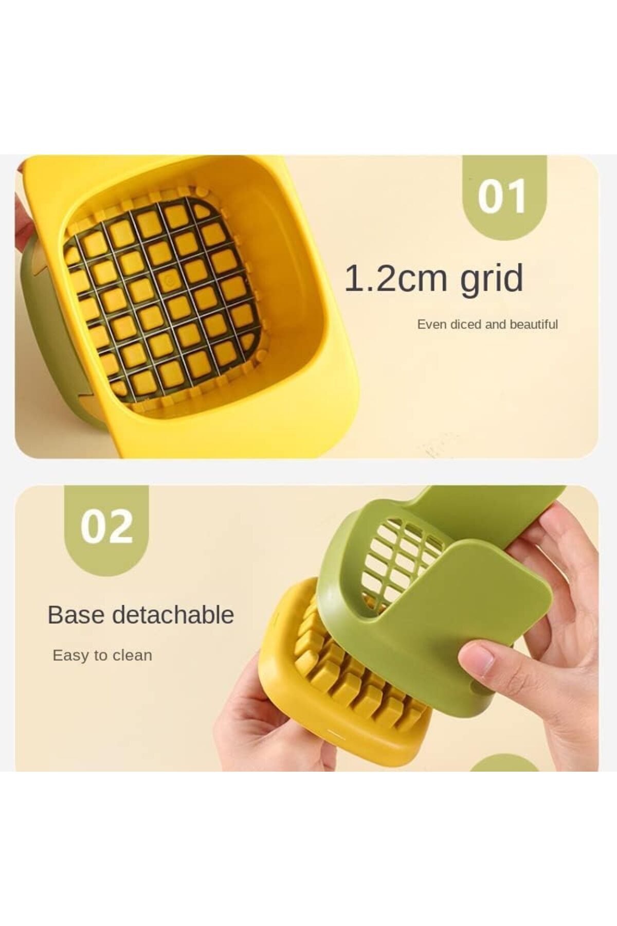 MorPort-Practical Vegetable and Fruit Chopper I Vegetable Slicer I Vegetable Chopper I Fruit Slicer 8