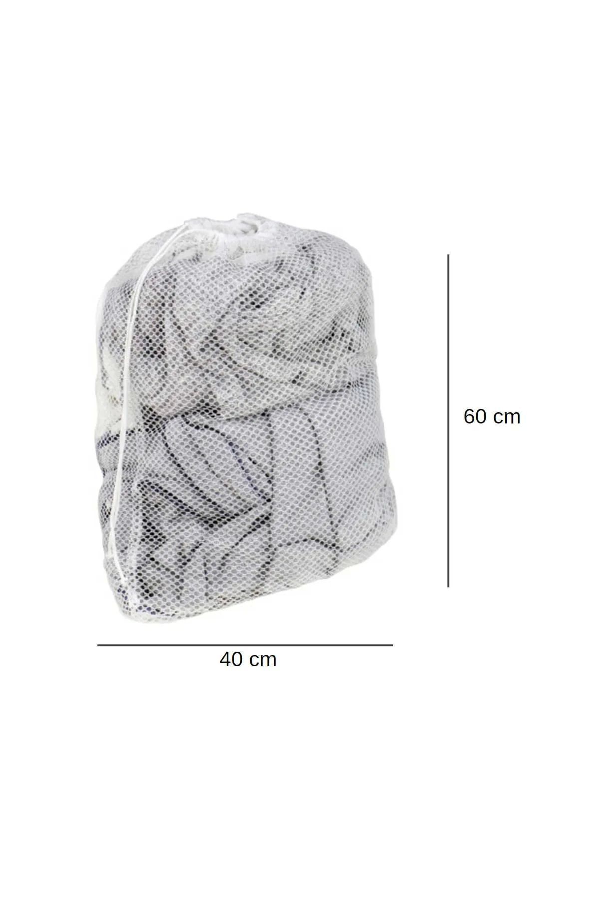 Mirelia-Drawstring Laundry Net |   Dirty Clean Clothes Clothing Bag 40X60Cm 2