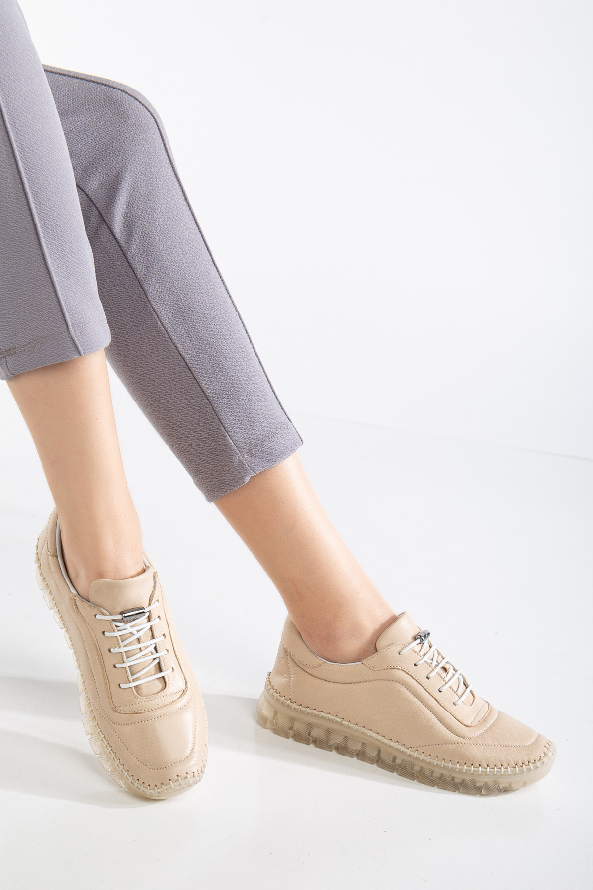 By Yağlıoğlu-00145300   Genuine Leather Full Orthopedic Soft Casual Shoes 2