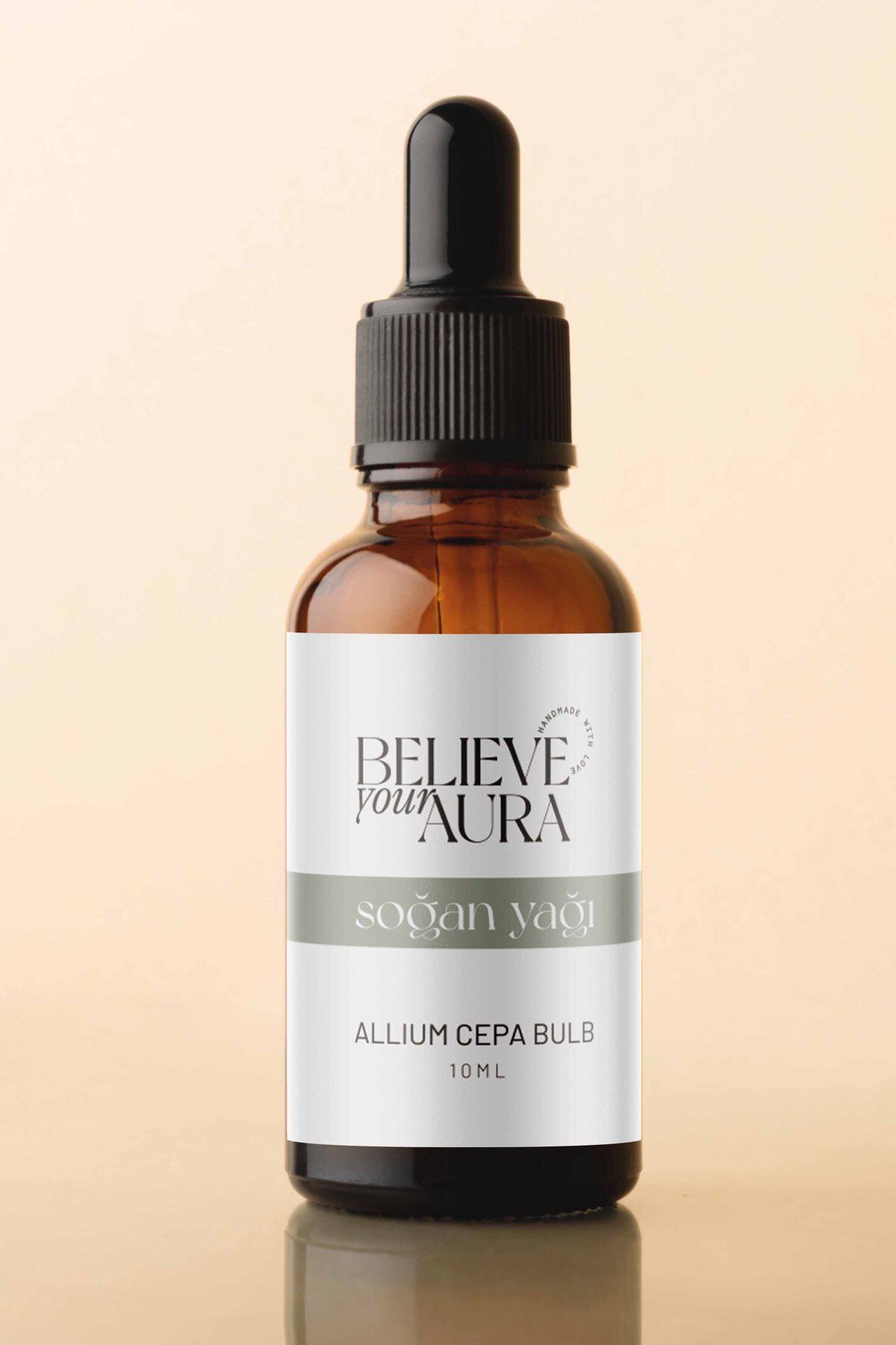 Believe Your Aura Soğan Yağı - %100 Saf ve Doğal Gözenek Sıkılaştırıcı Onarıcı Cilt ve Saç Bakım Yağı - 10 ml