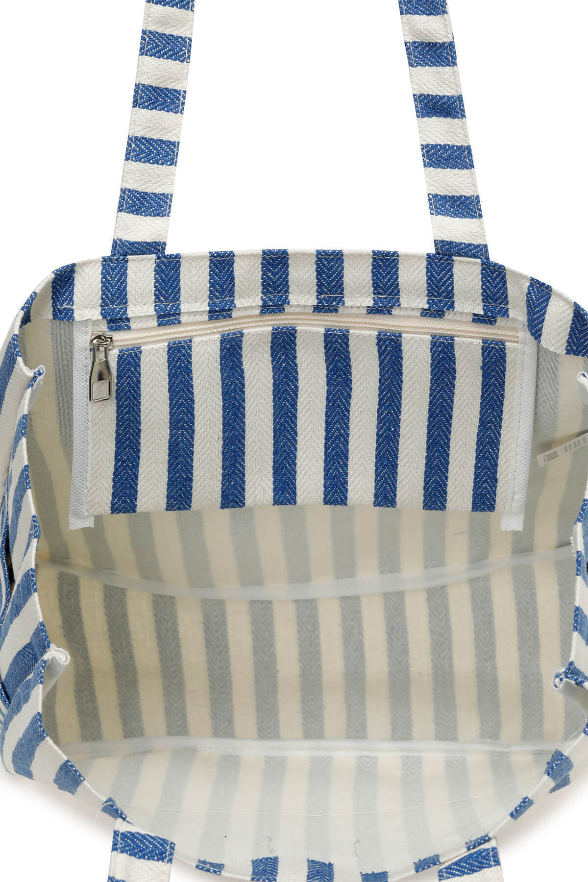 Polaris-Cızgı Plj 3Fx Blue Women's Beach Bag 4