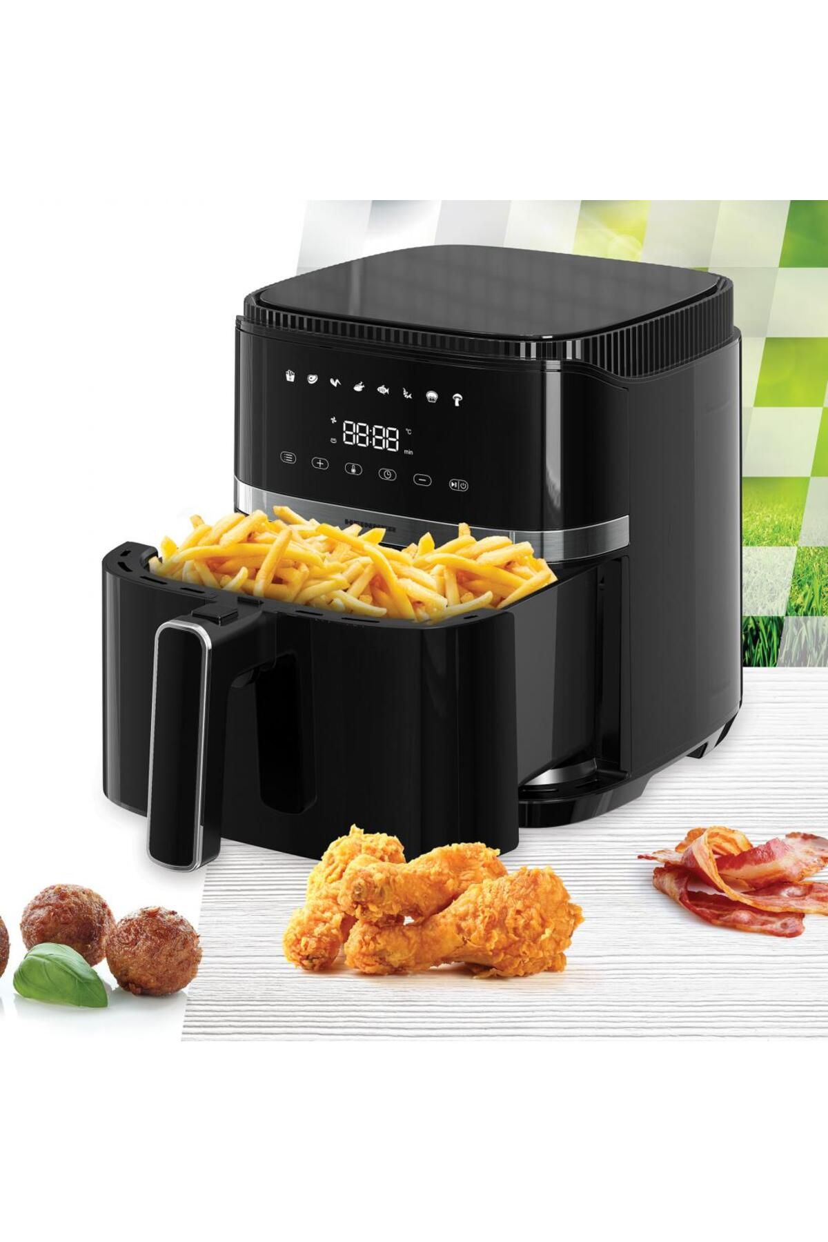 Heinner-Friteuza cu aer cald Heinner Varietyfry Airfryer HAF-B5BK1500 5