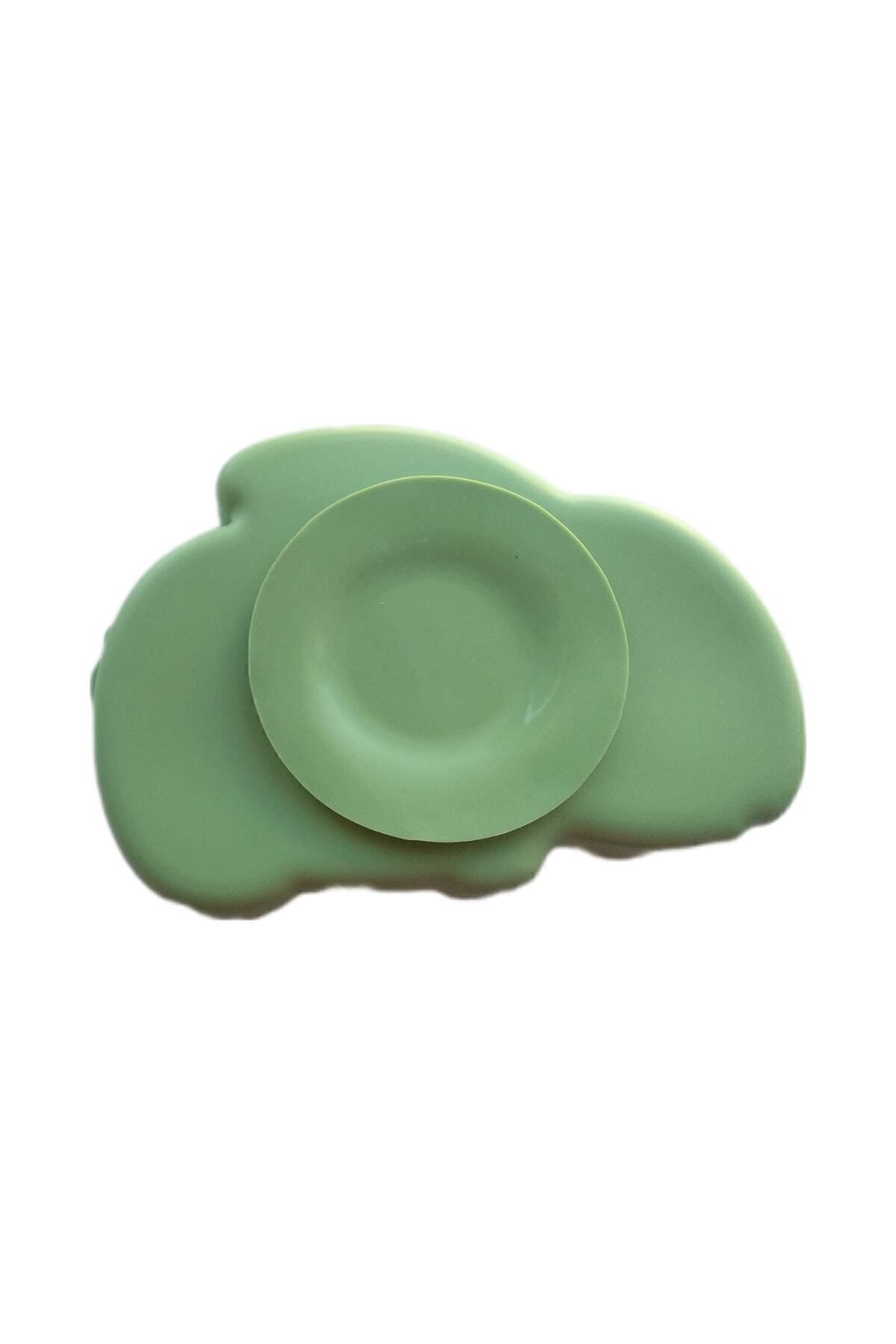 jojobebek Silikon Beslenme Seti Vakumlu Silikon Mama Tabağı, Mama Kasesi, Önlük, Kaşık,pipetli Bardak fotoğrafı 3 (önizleme)