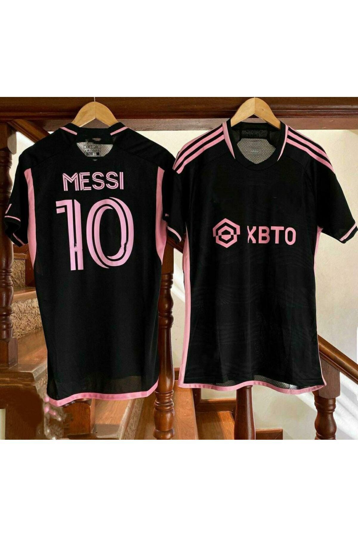 PORTEGO Miami 2023/24 Yeni Sezon Lionel Messi Deplasman Forması (BLACK)