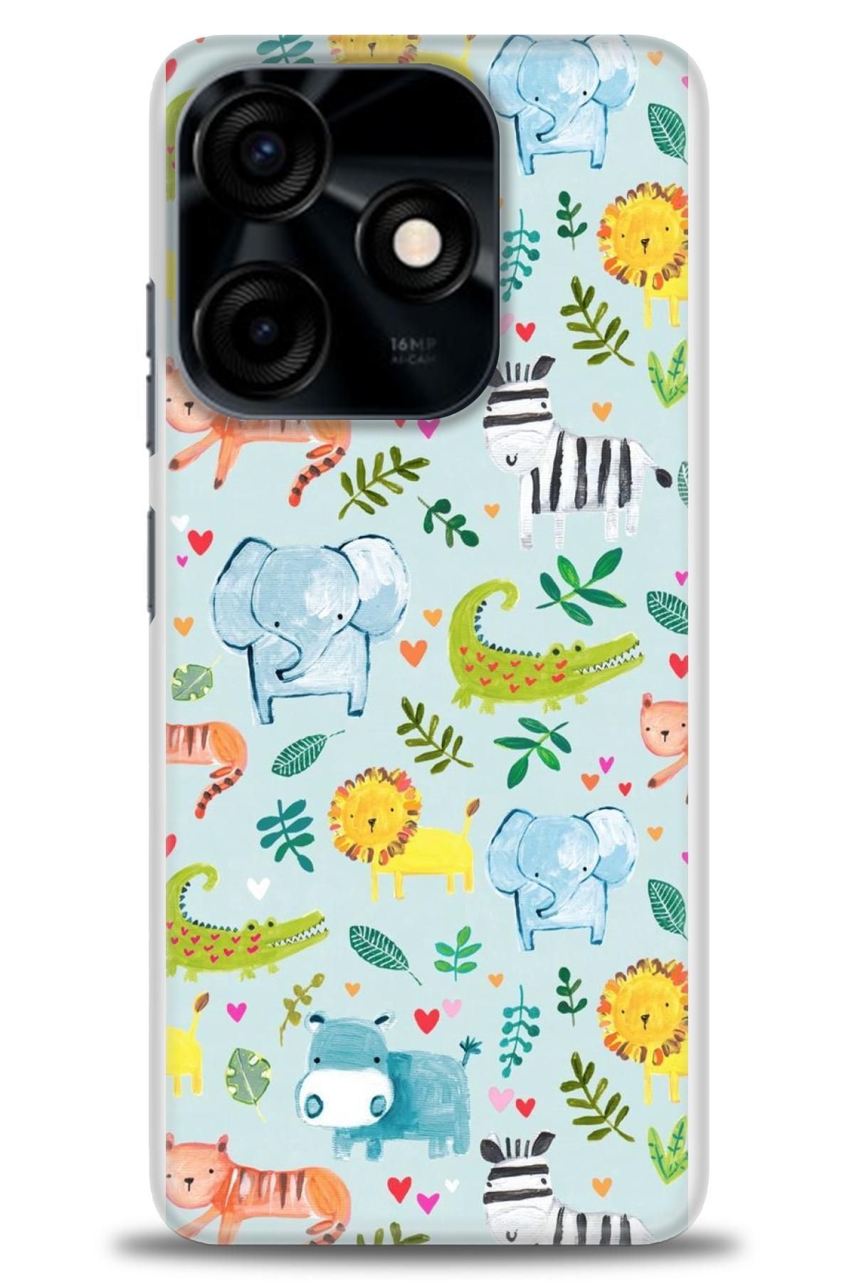 TECNO Spark 10 4G / 10C İle Uyumlu HD Baskılı Kılıf - ÖzelSeriTecno - 2445