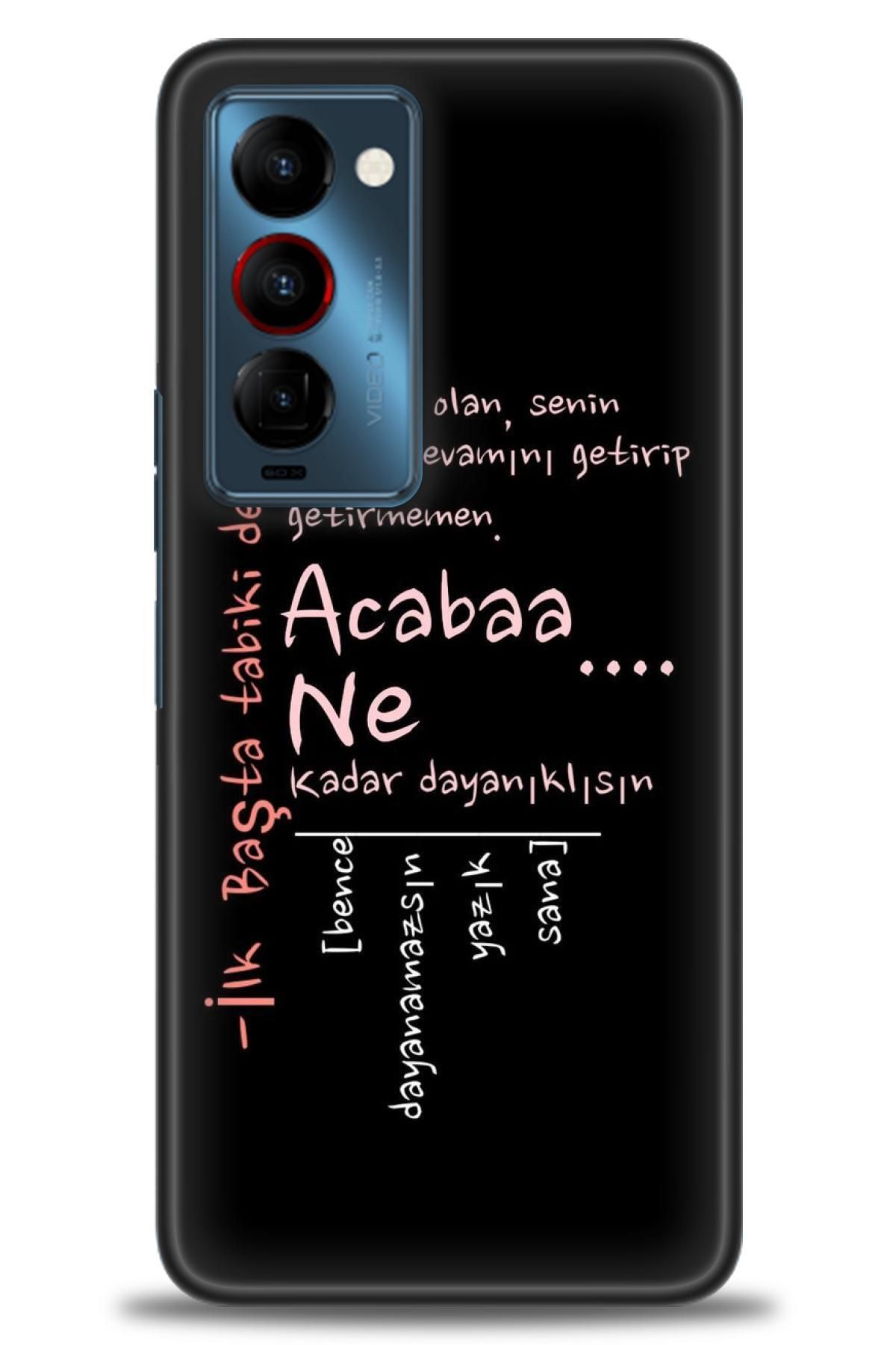 TECNO Camon 18 Premier İle Uyumlu HD Baskılı Kılıf - ÖzelSeriTecno - 2458