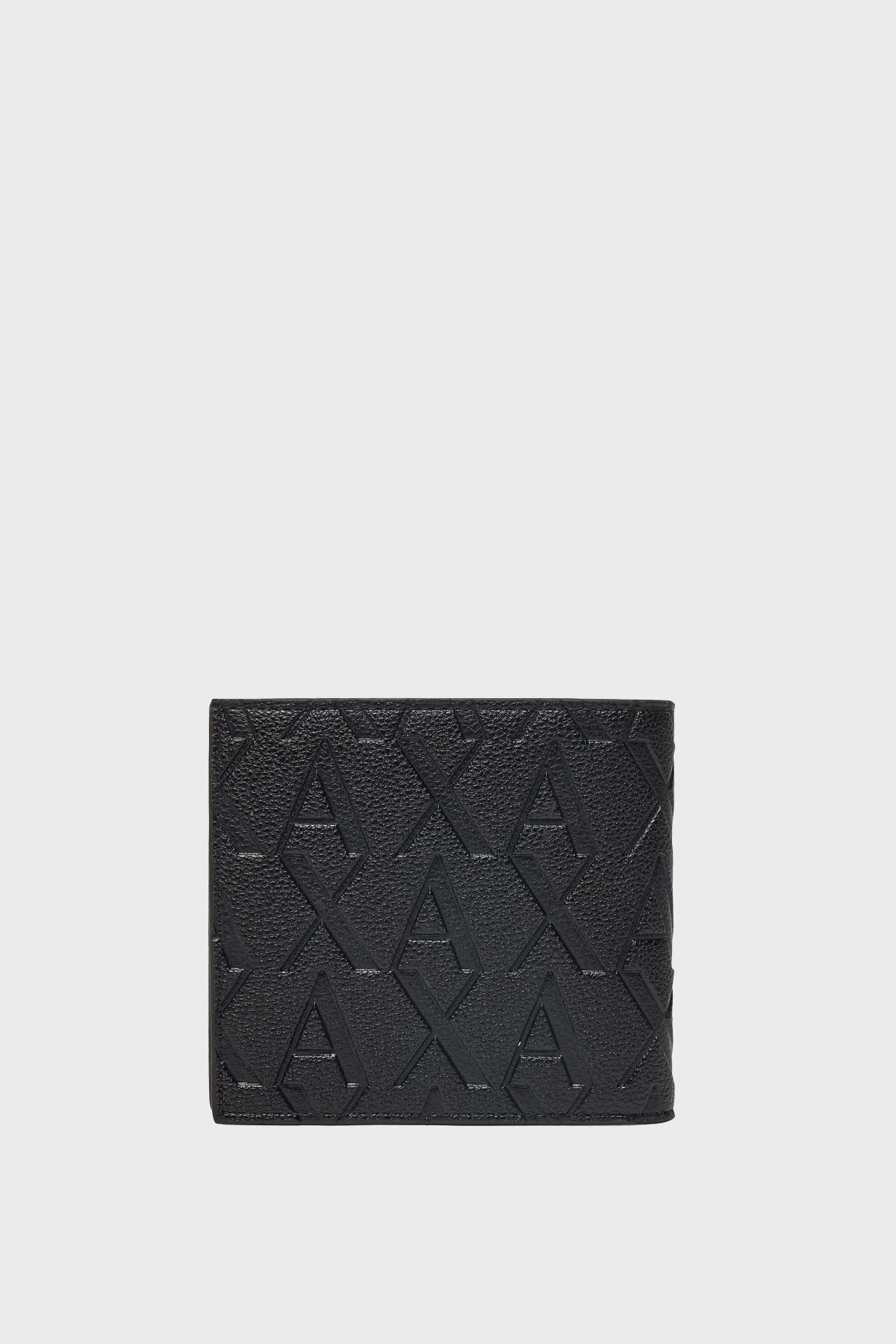 کیف پول مردانه چاپی آرم برجسته مجموعه XM001273 AF12133 UC001 Armani Exchange