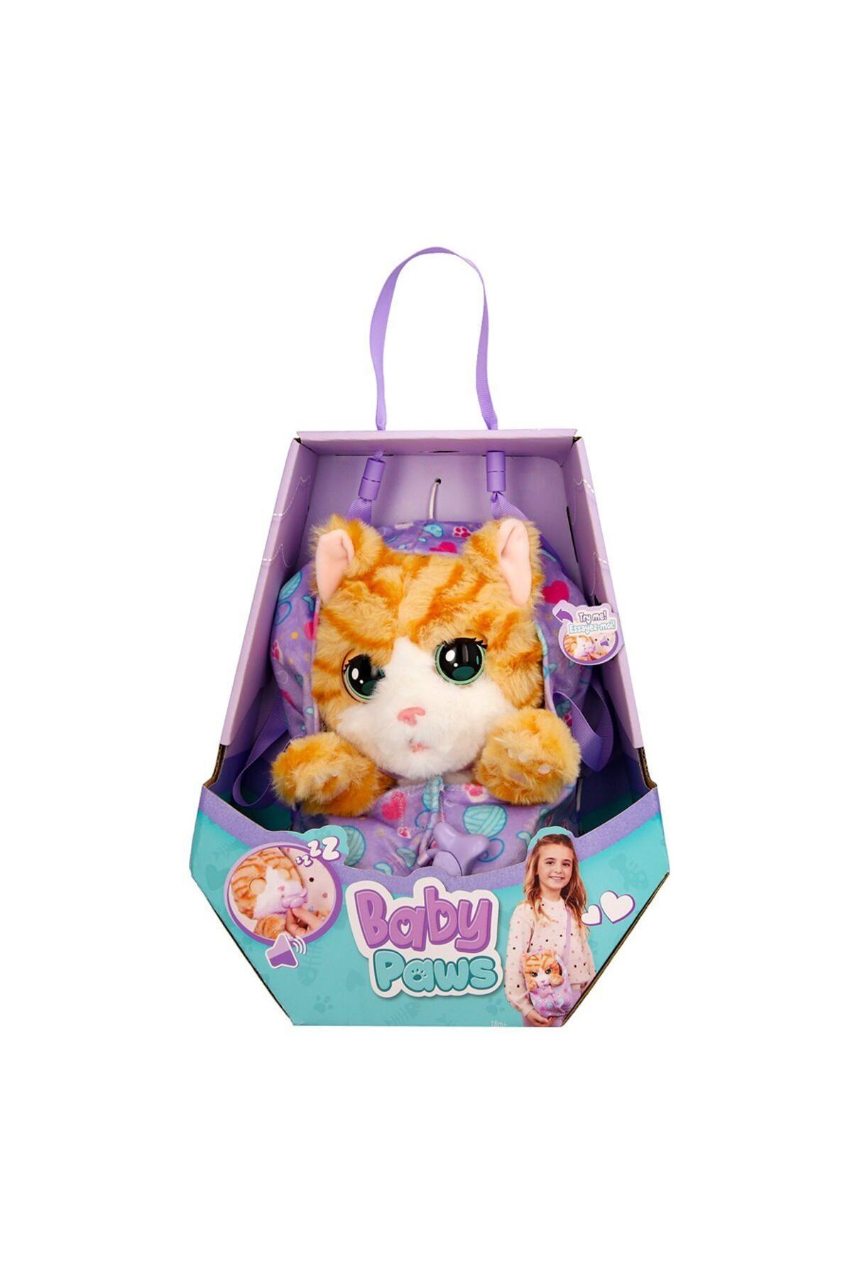 Easy Tedarik BAW05000 Baby Paws Sesli Kedi 20 cm Peluş