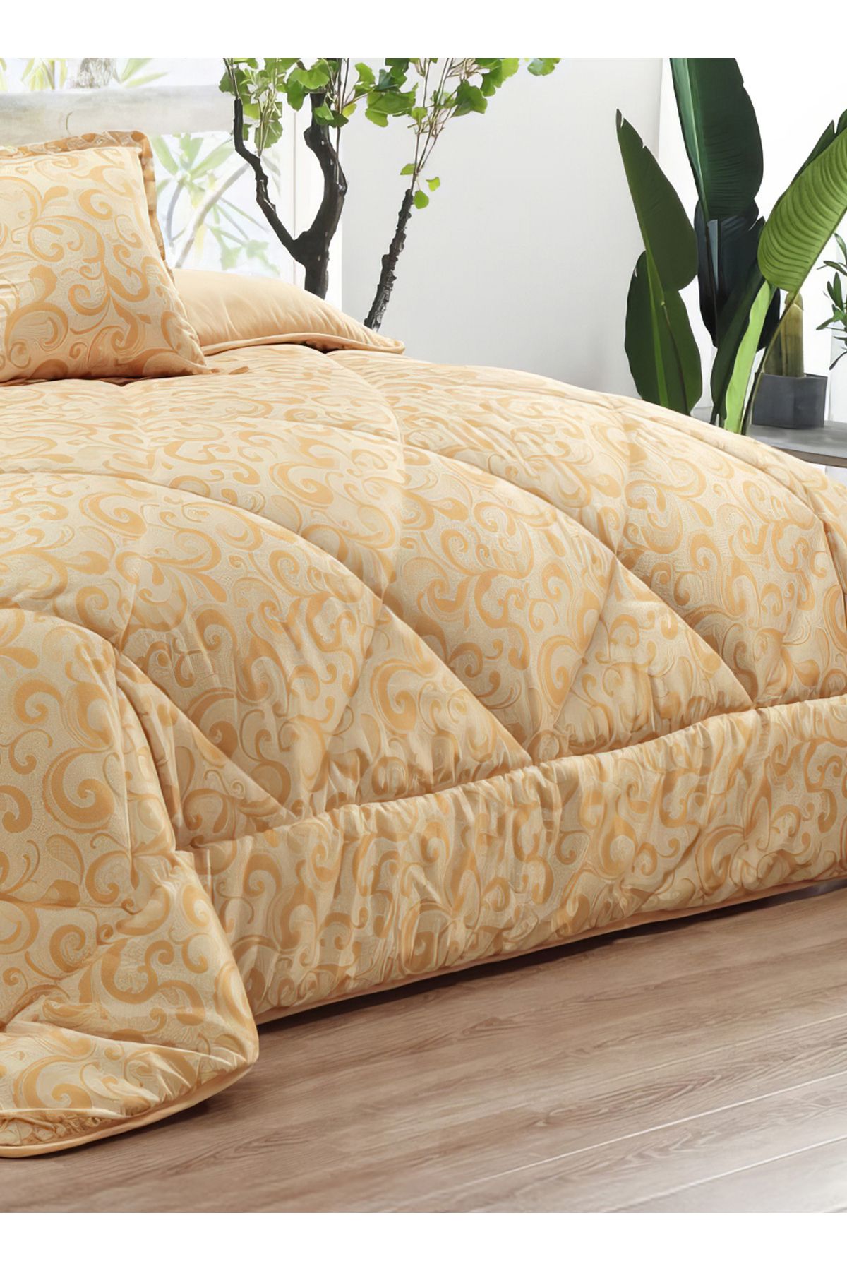 Generic-Comforter Set 4 Piece Single Size Elegant Bedspread Lightweight Comforter Suitable for All Seasons 3